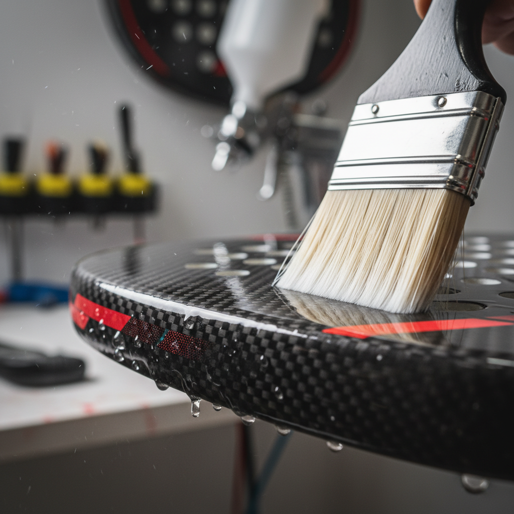 padel paddle finishing