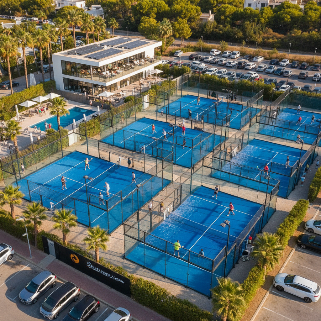 Aerial View of Padel Club Investment
