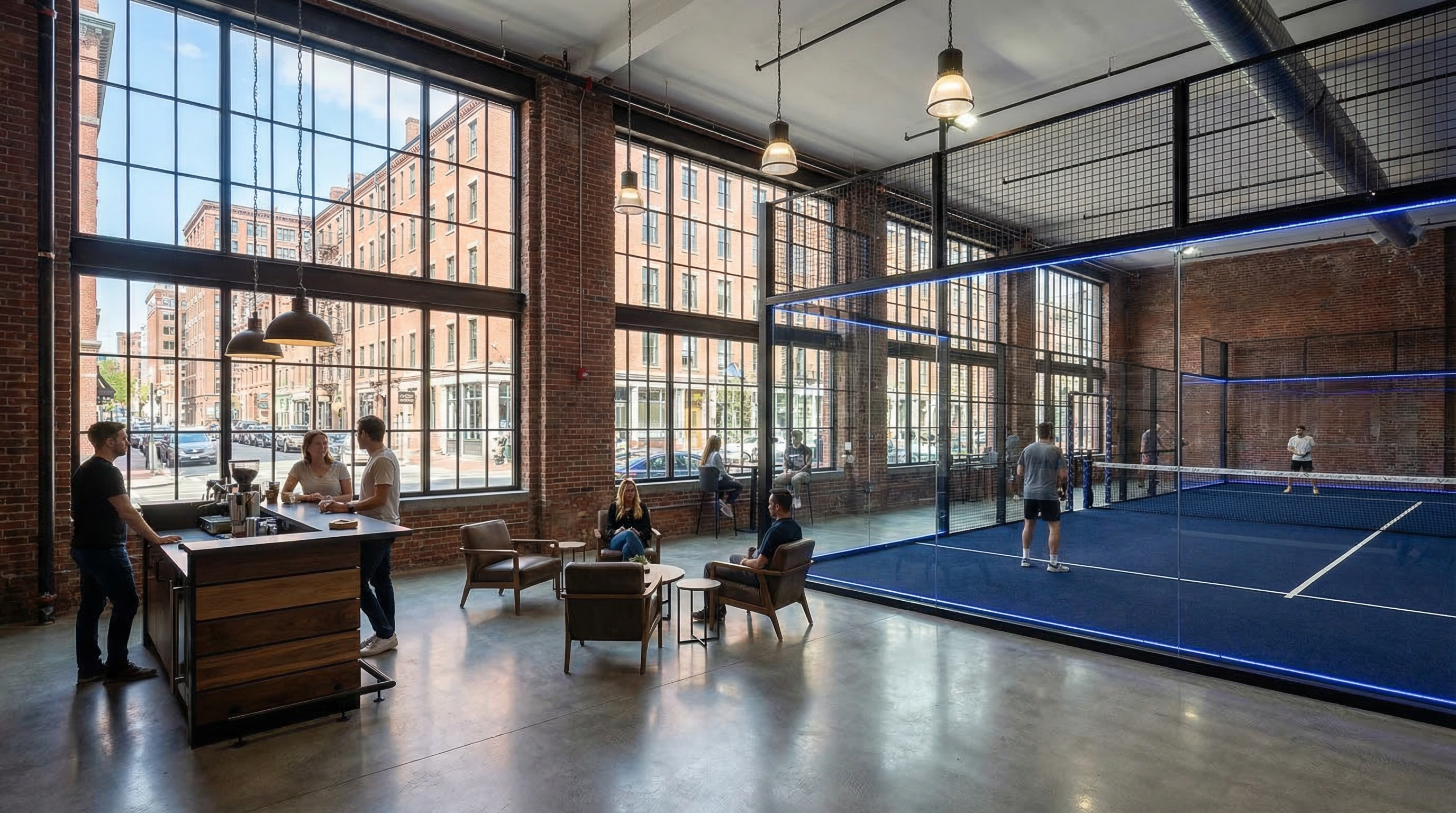 premium indoor padel club boston