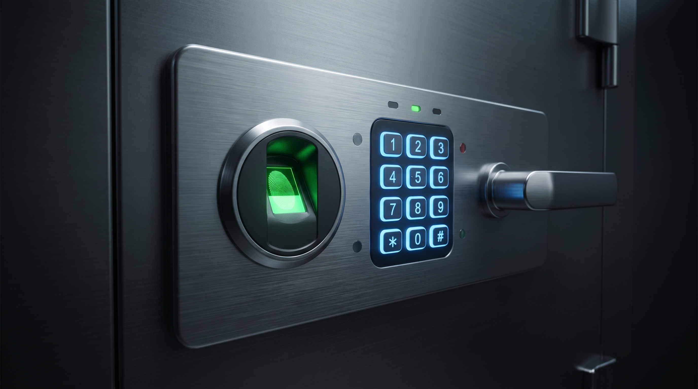 High-Tech Biometric Close-up