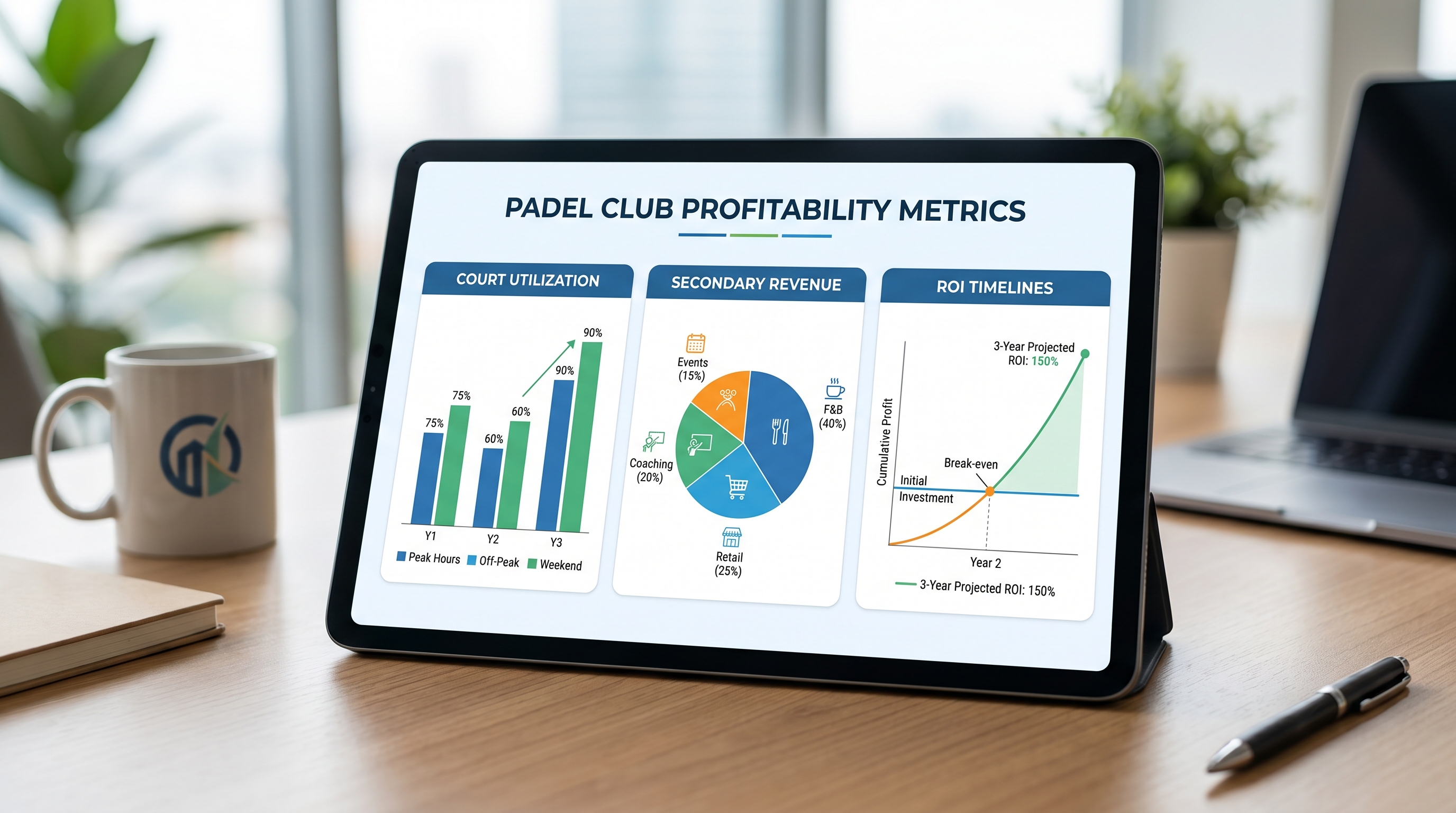 padel club profitability metrics