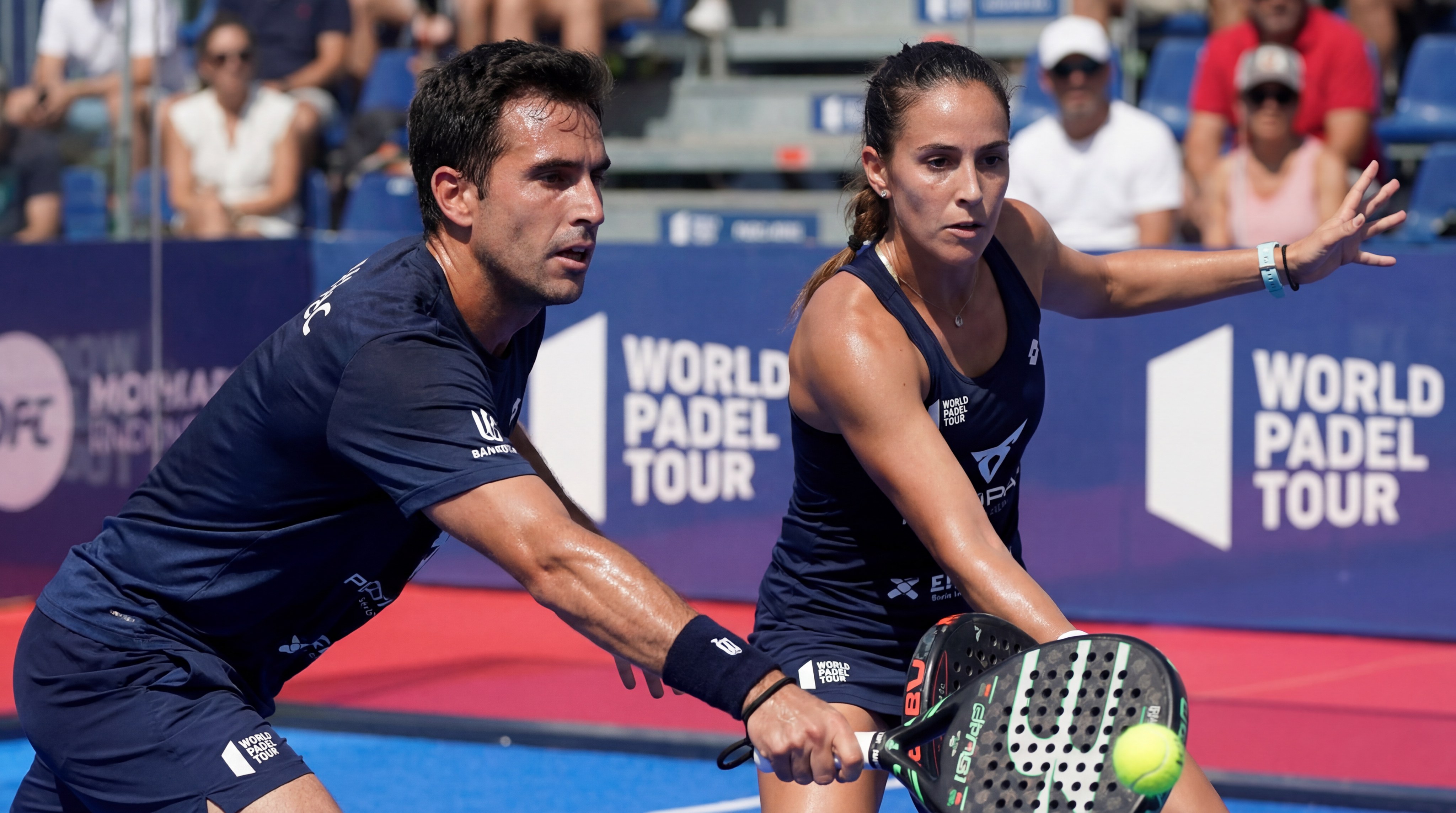 padel players action