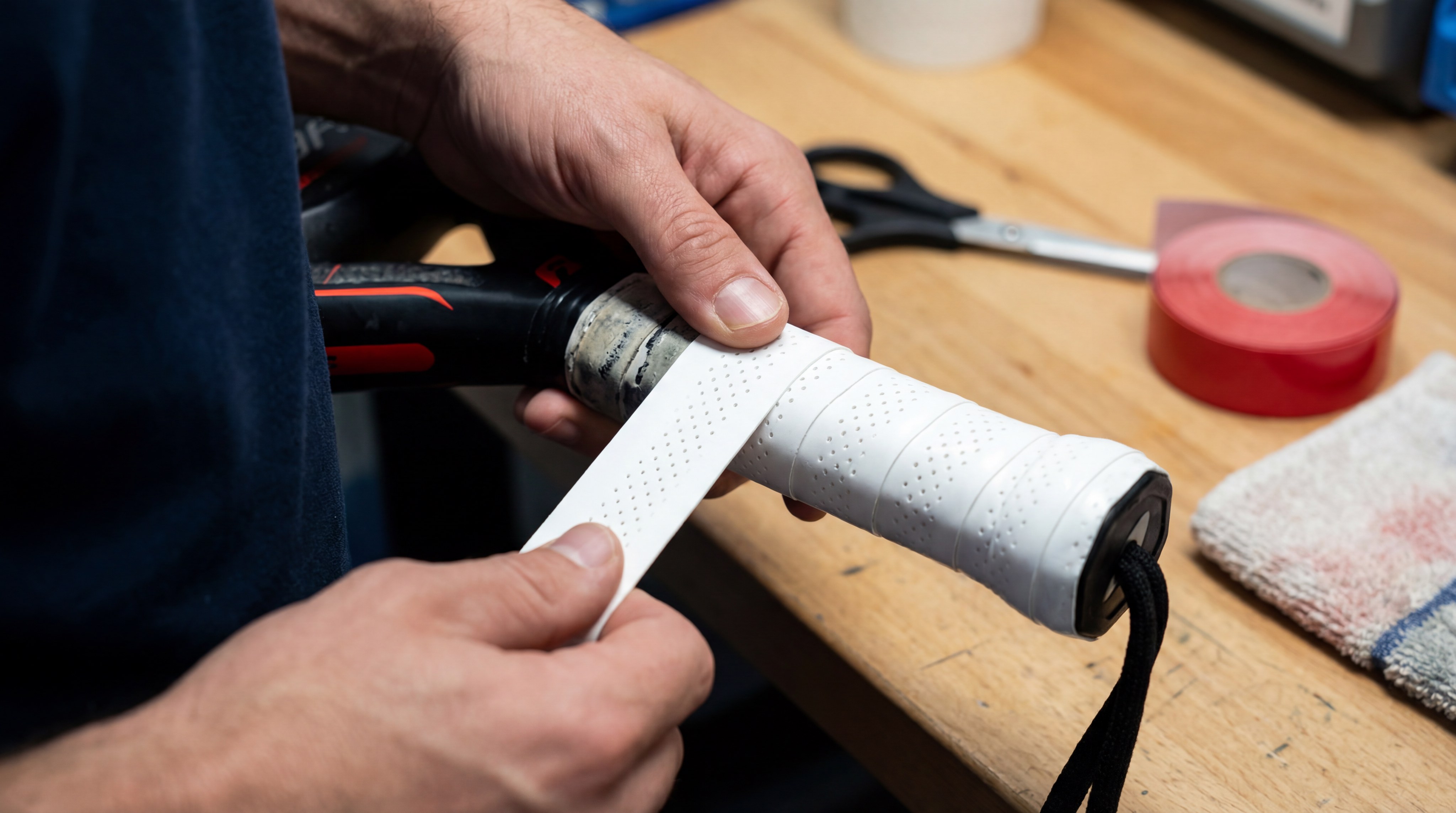padel racket grip rewrap