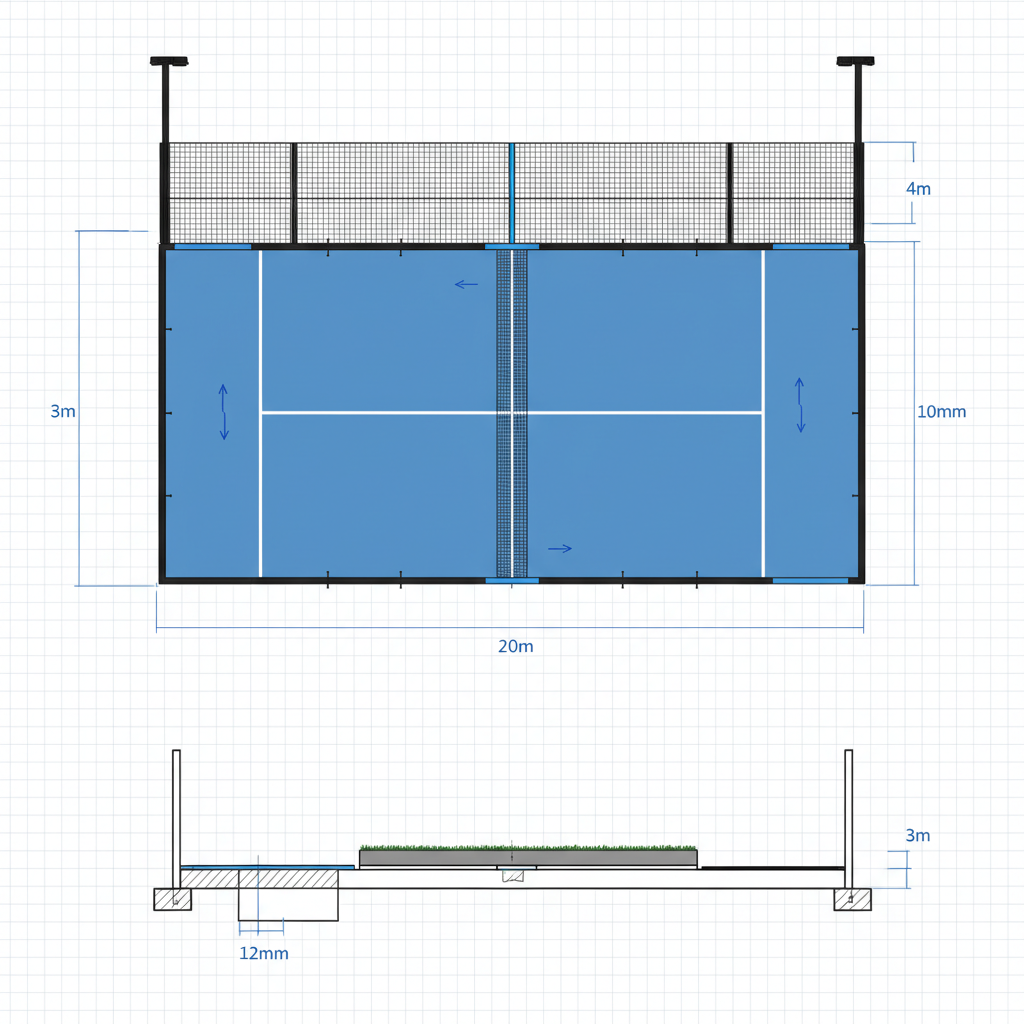 padel dimensions