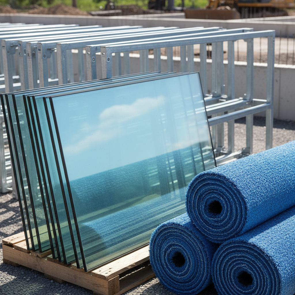 padel court materials photorealistic