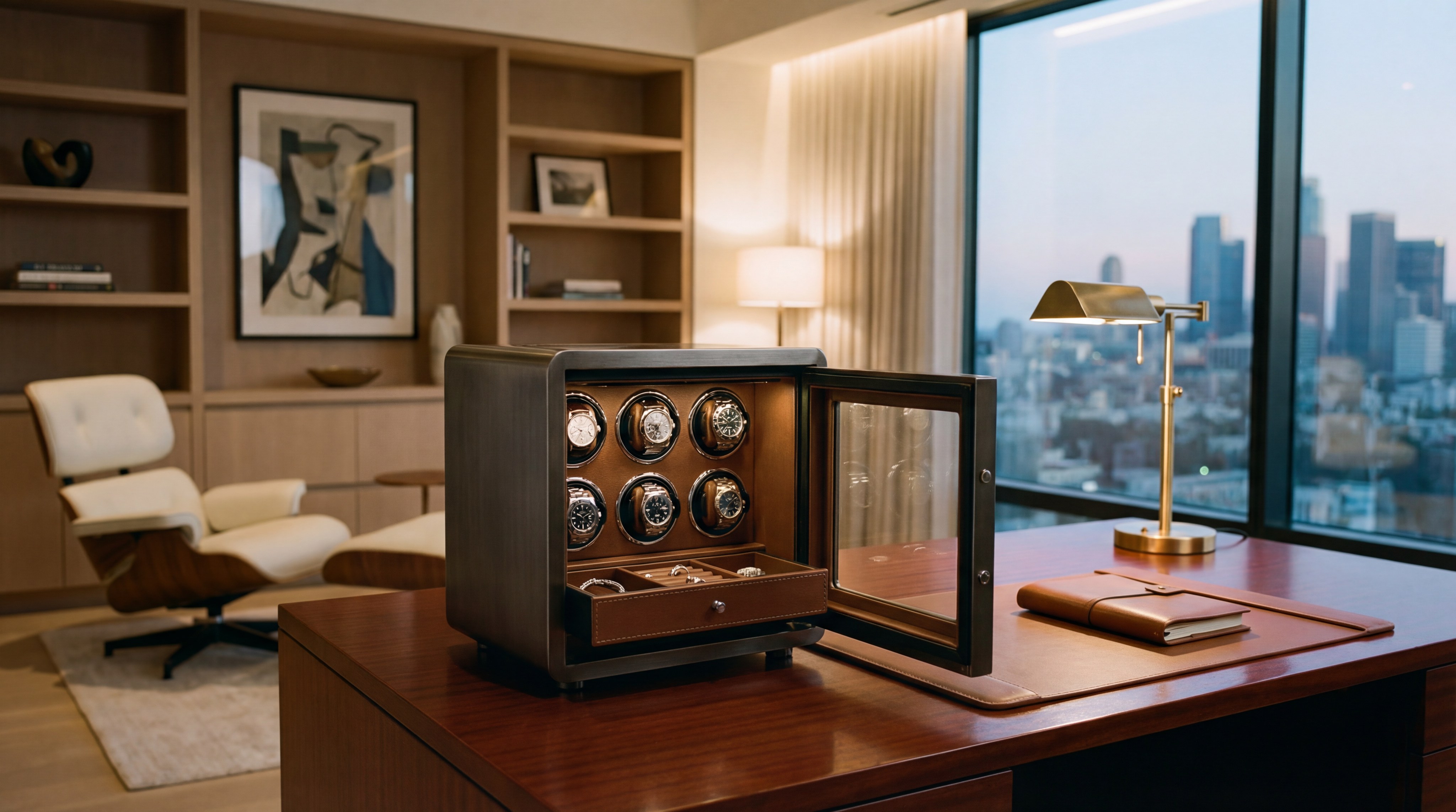 luxury watch safe lifestyle