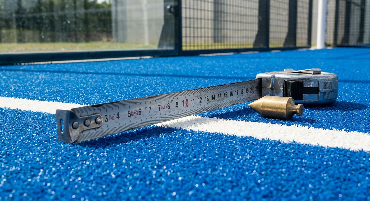 surveyor tool padel court macro