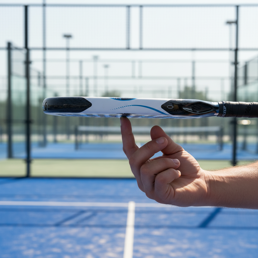 Racket balance demonstration