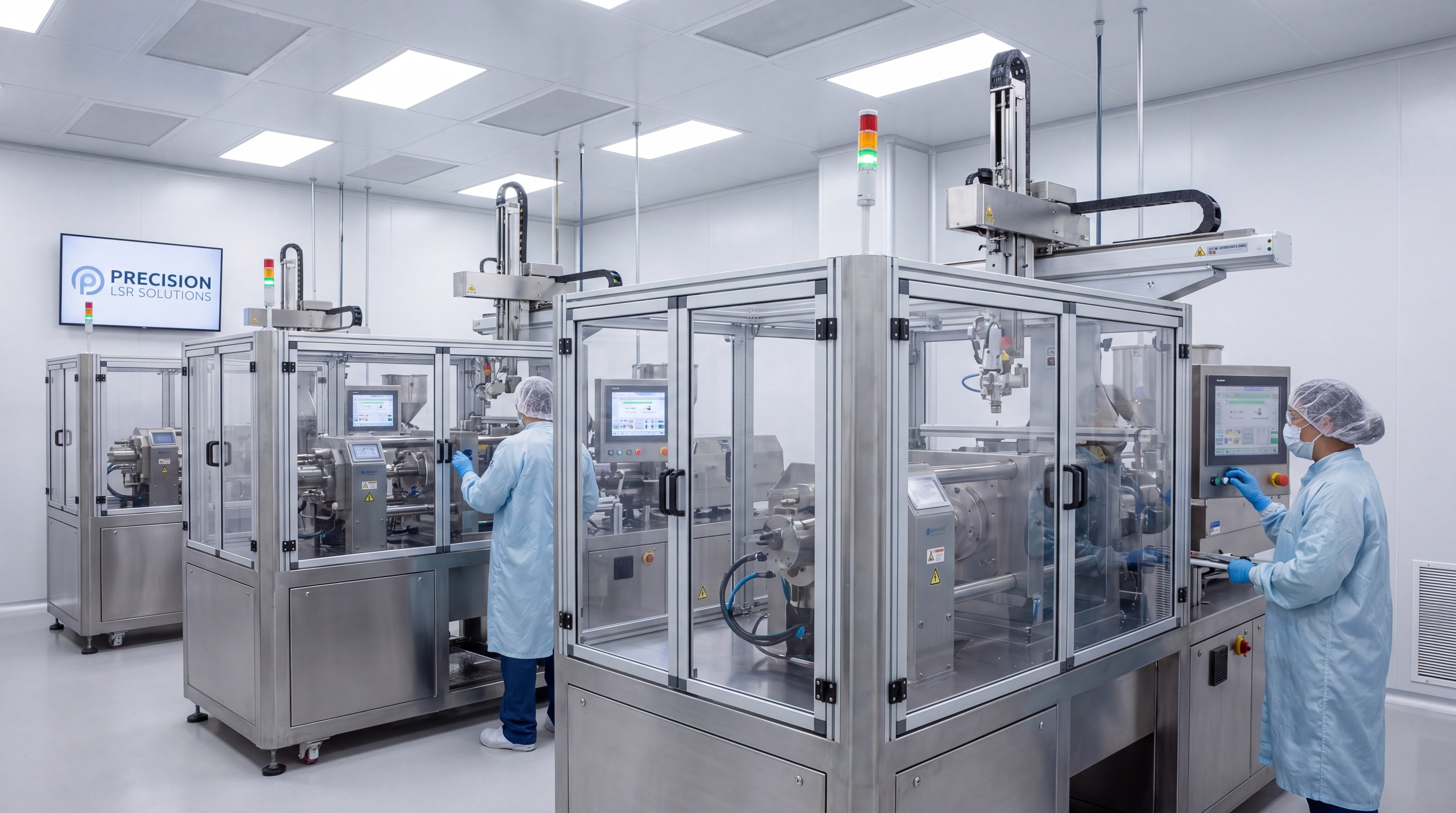 LSR molding manufacturing scene