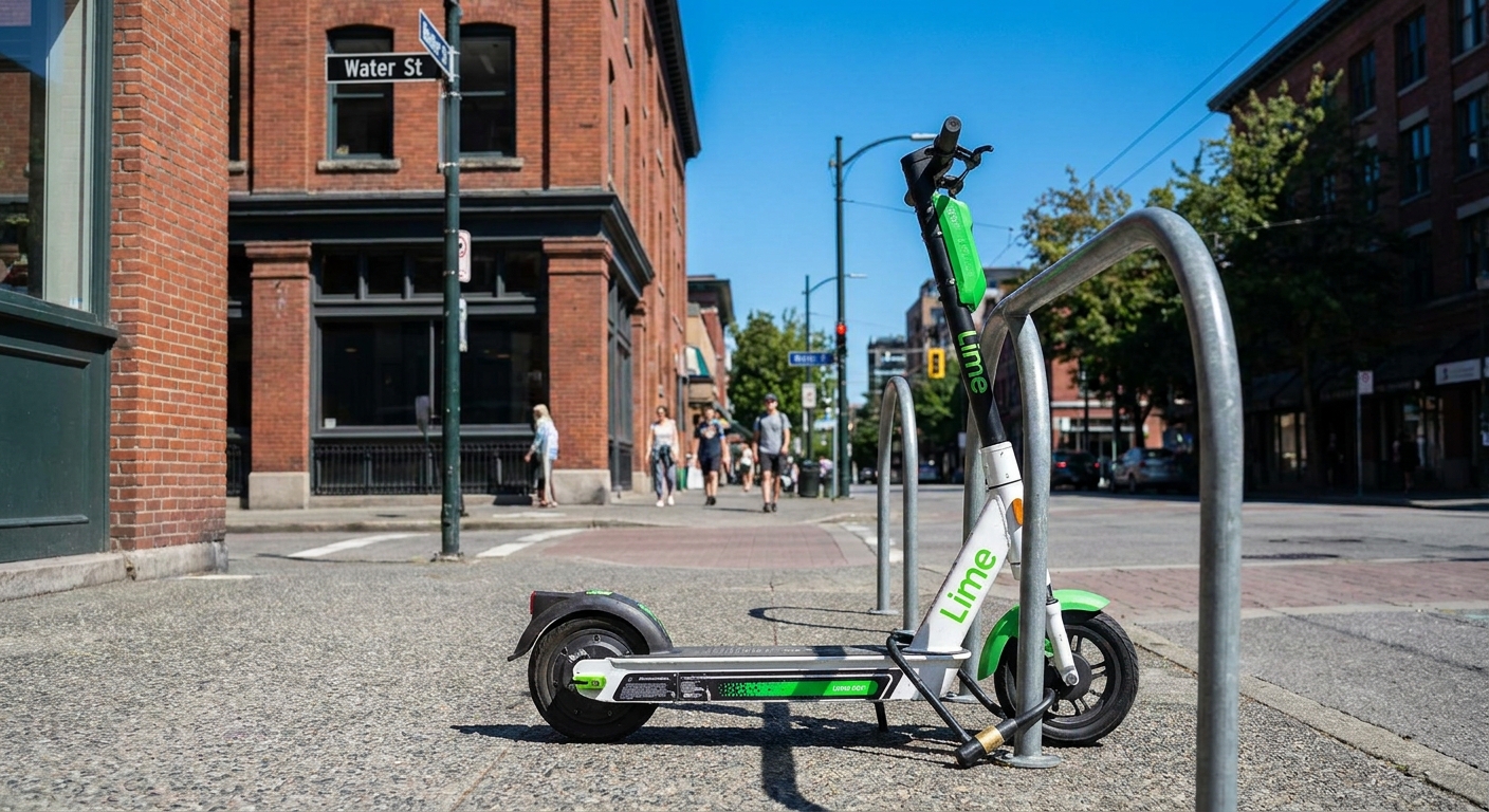 Electric Scooter Vancouver Street Parking