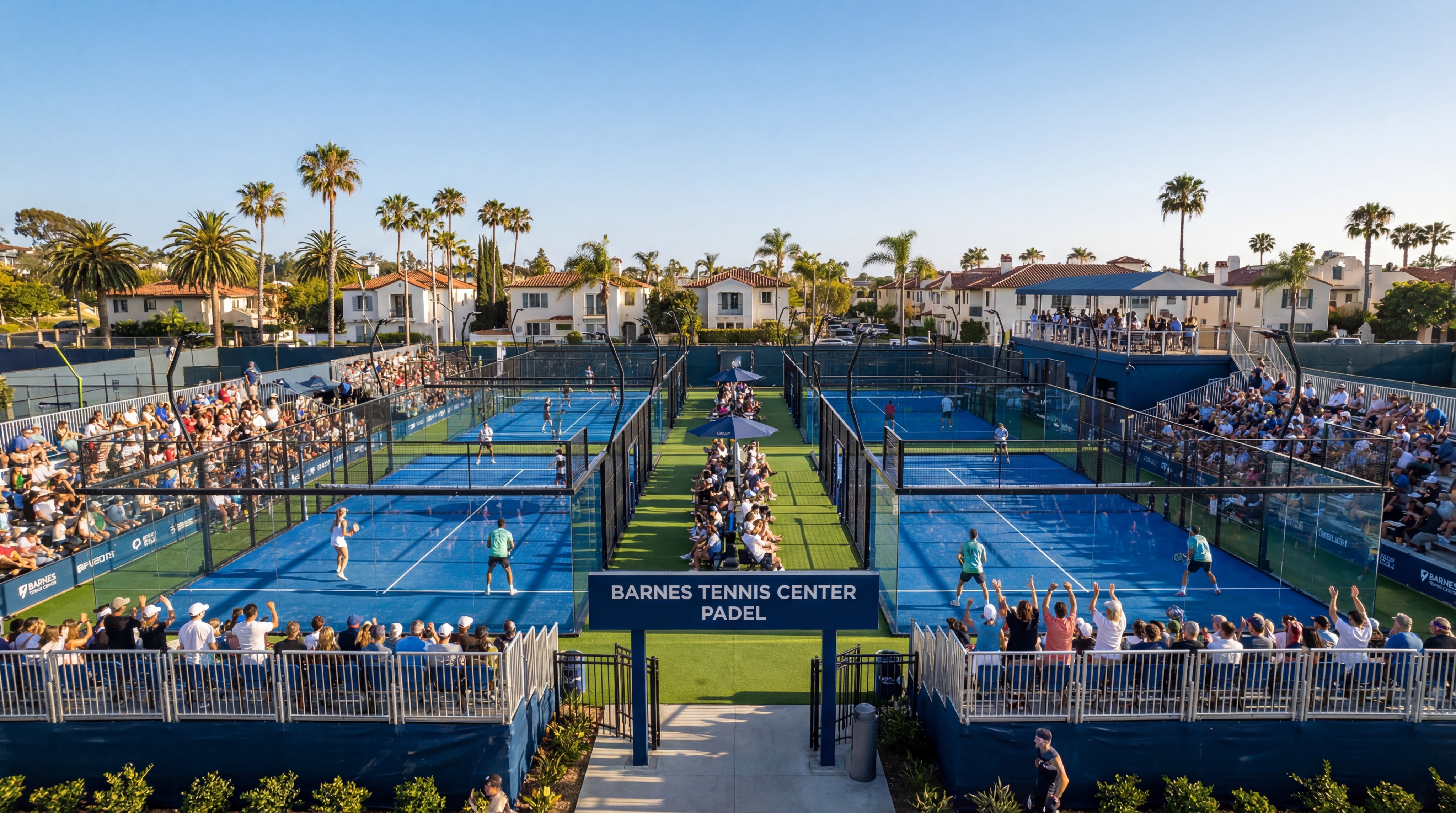 barnes tennis center padel facilities