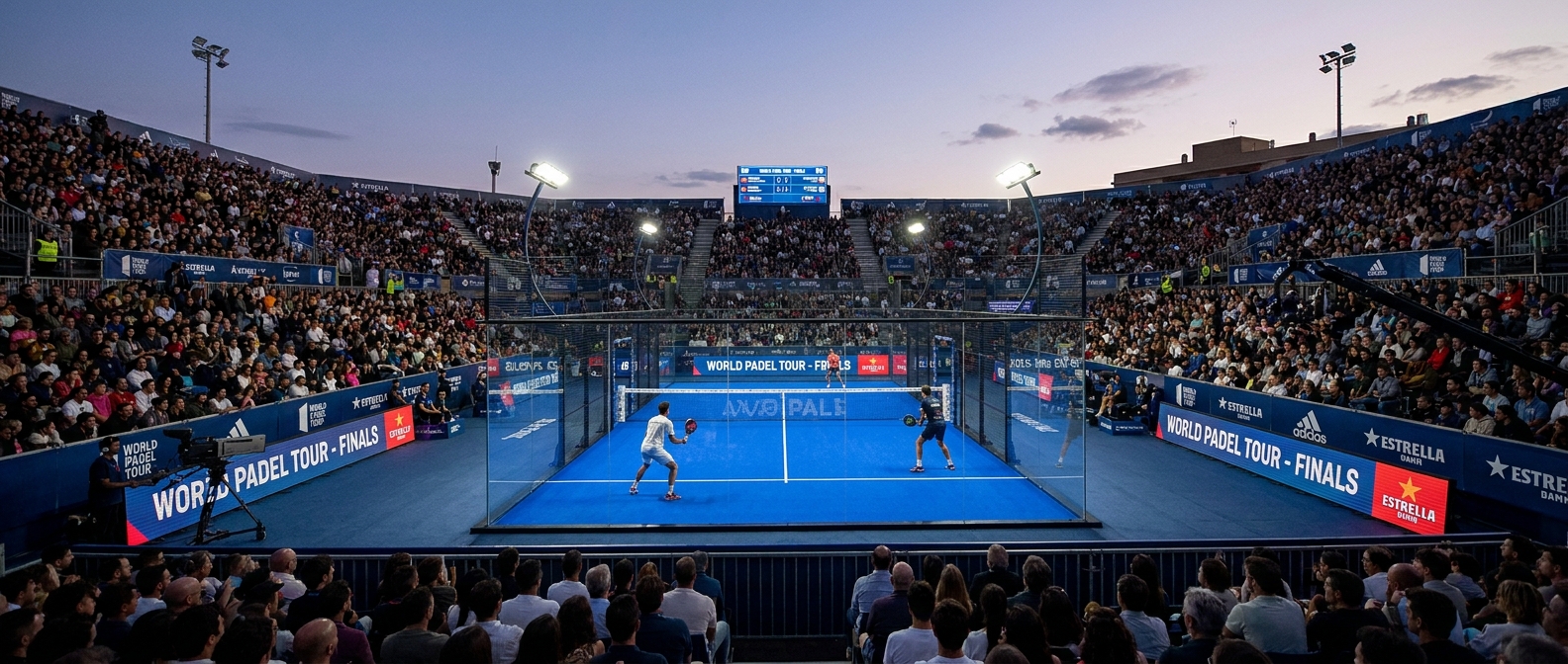 premium panoramic padel court tournament