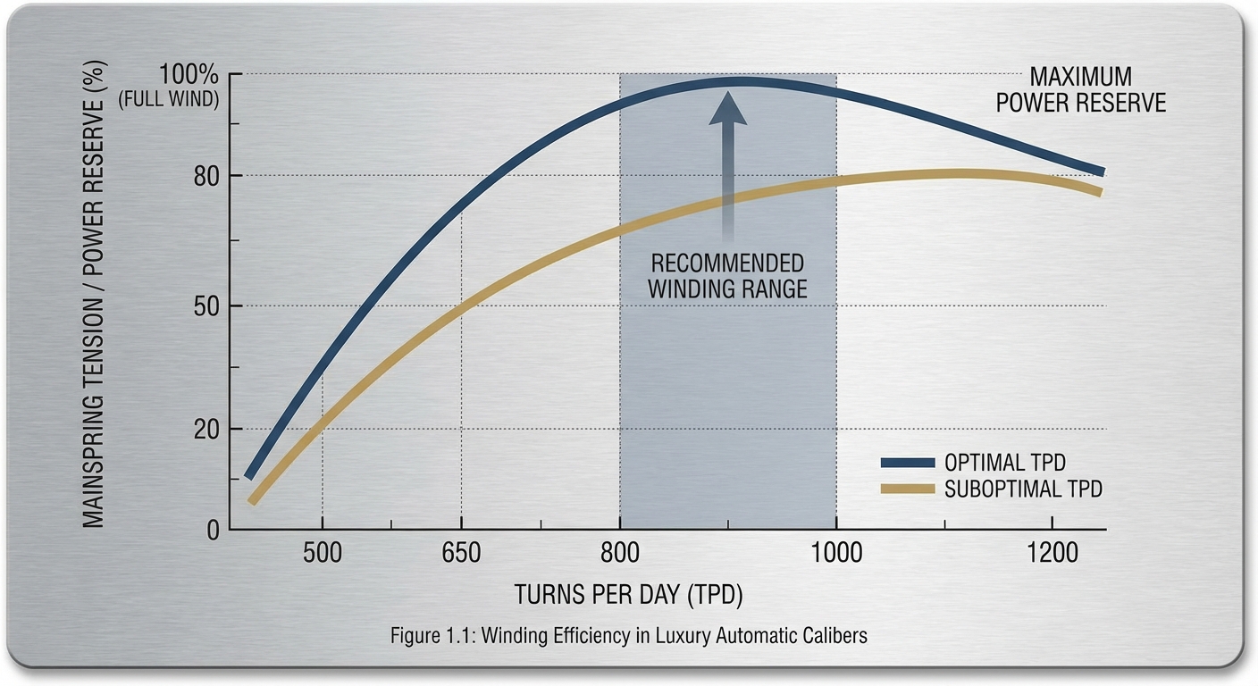 watch mainspring power reserve analysis
