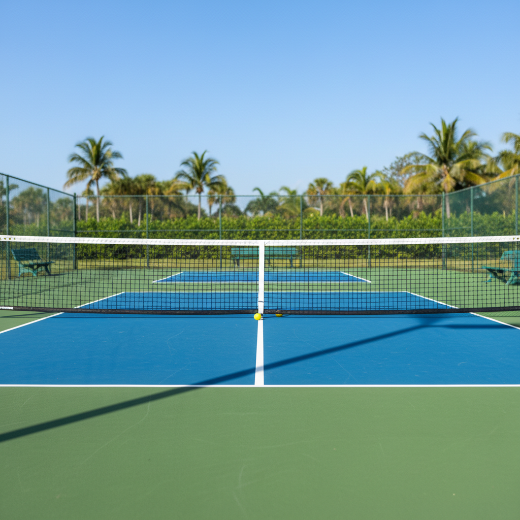 pickleball court kitchen
