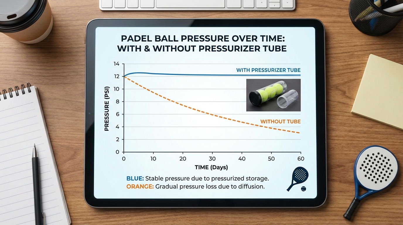 padel ball pressure comparison chart