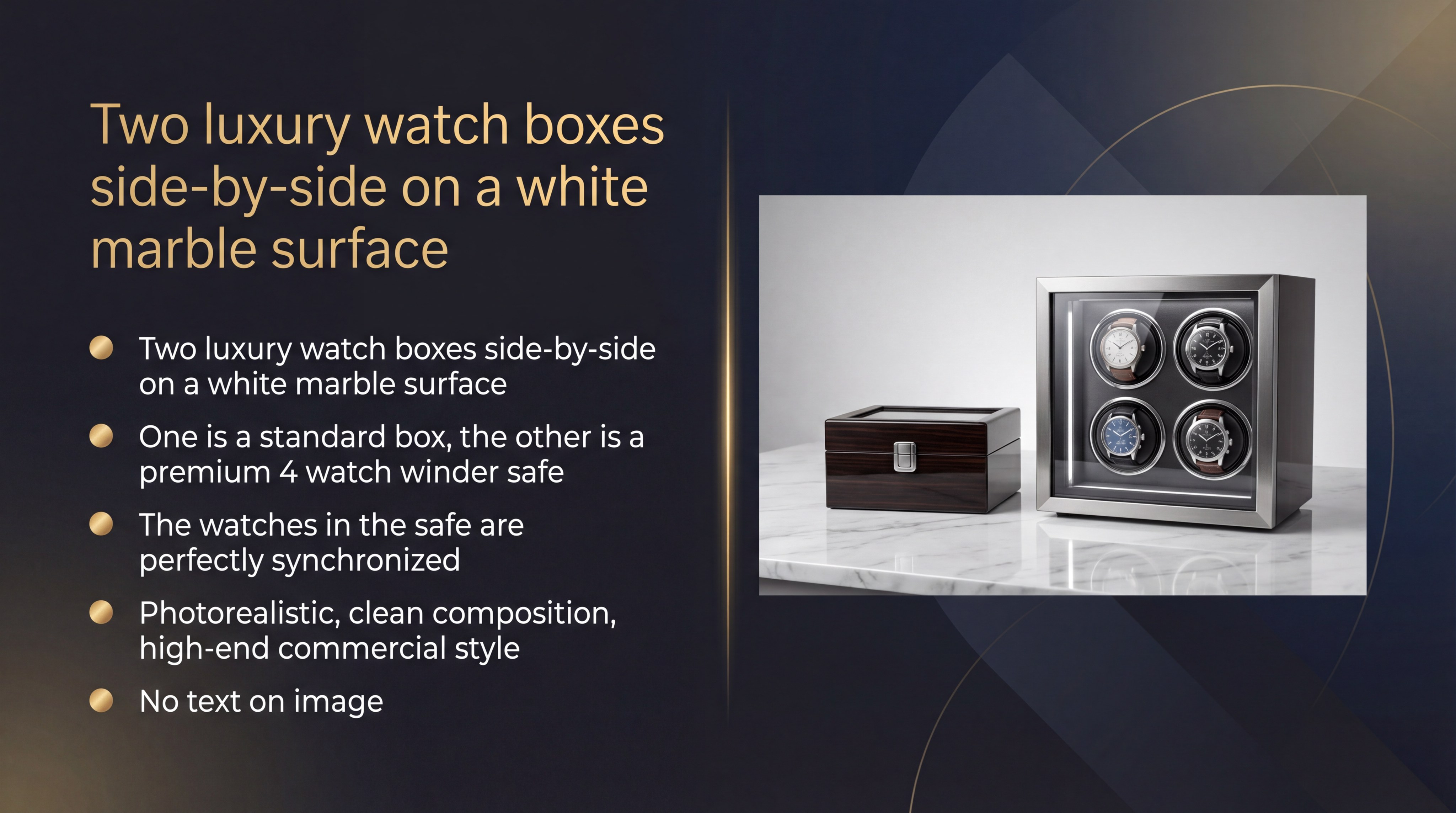 Luxury watch boxes display