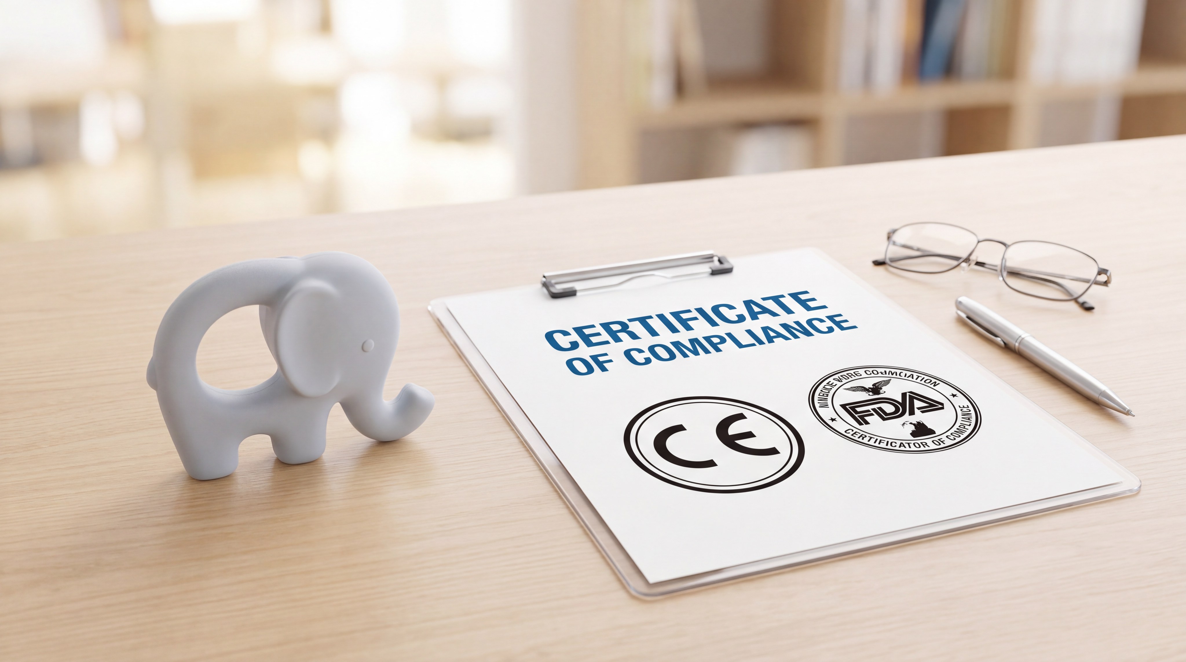 Silicone baby product compliance documentation