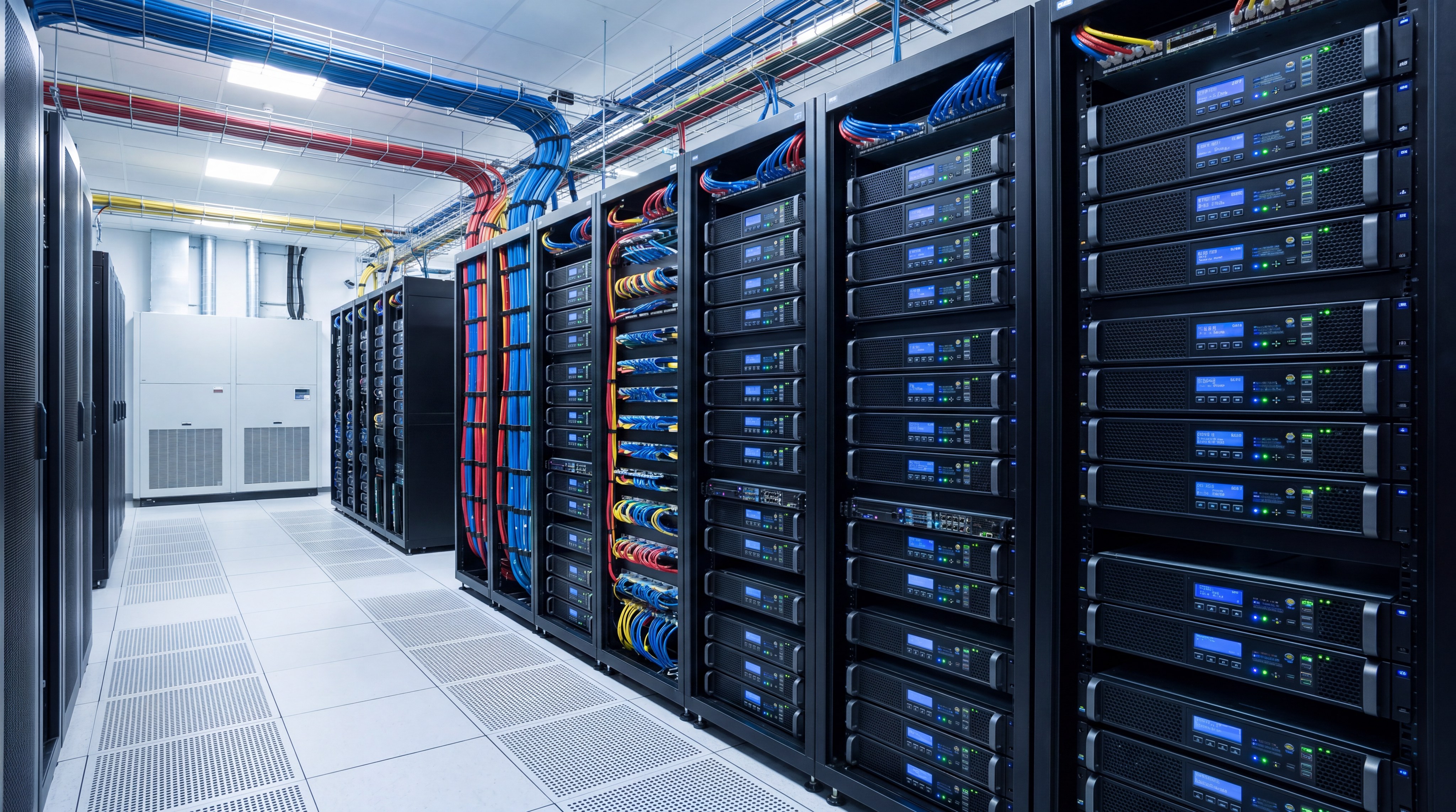 Telecom server room visualization