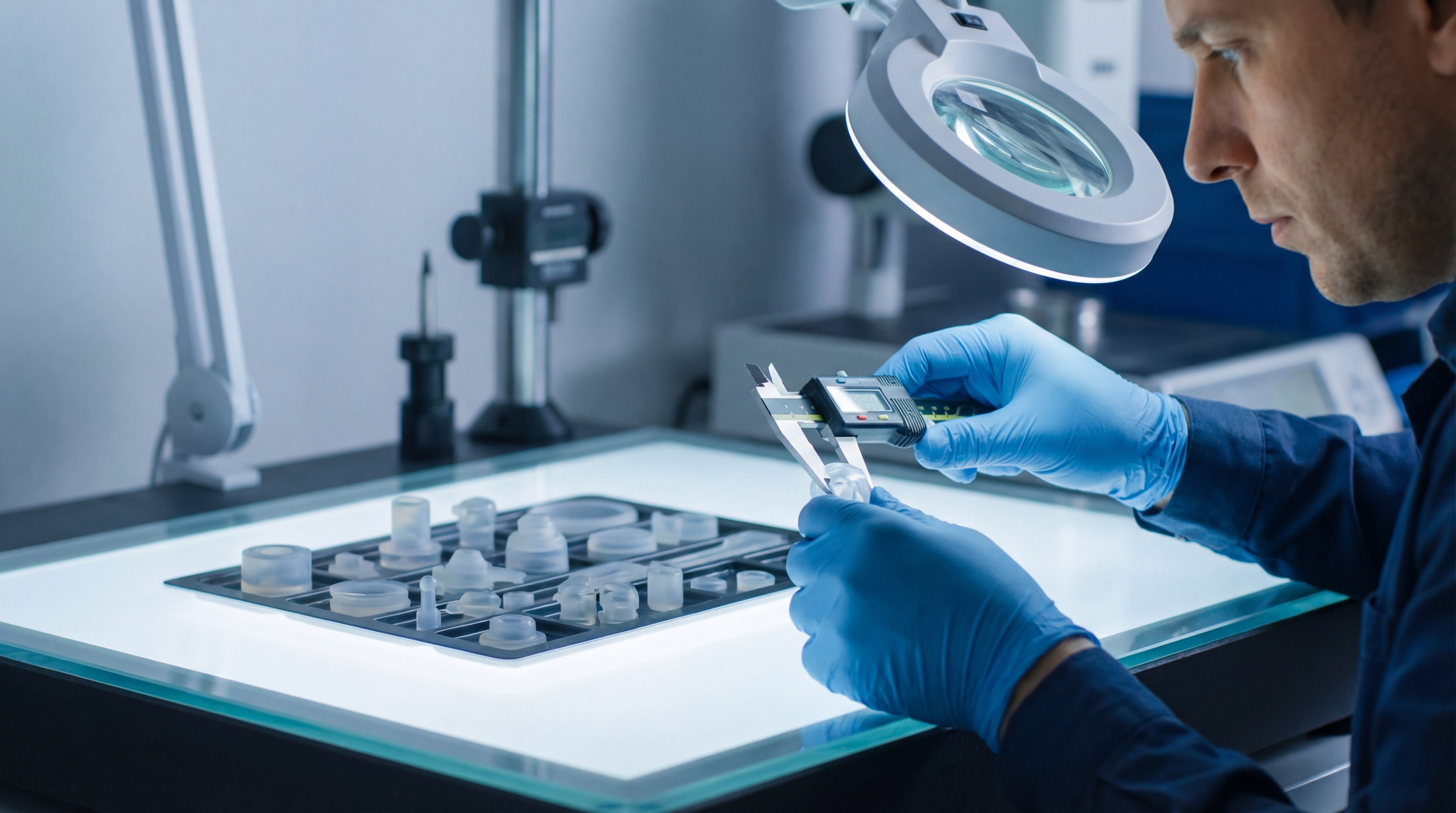 Quality control silicone inspection