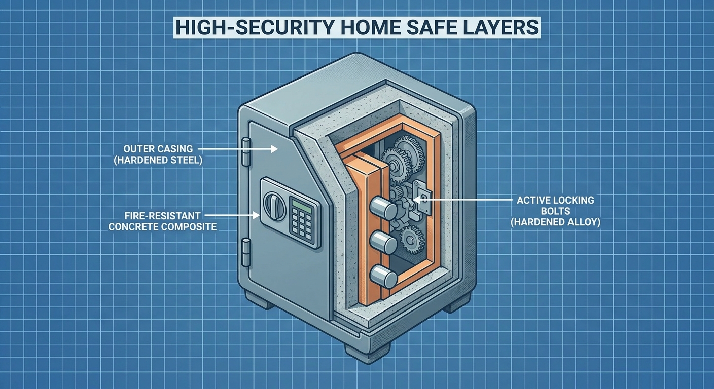 home safe security layers infographic