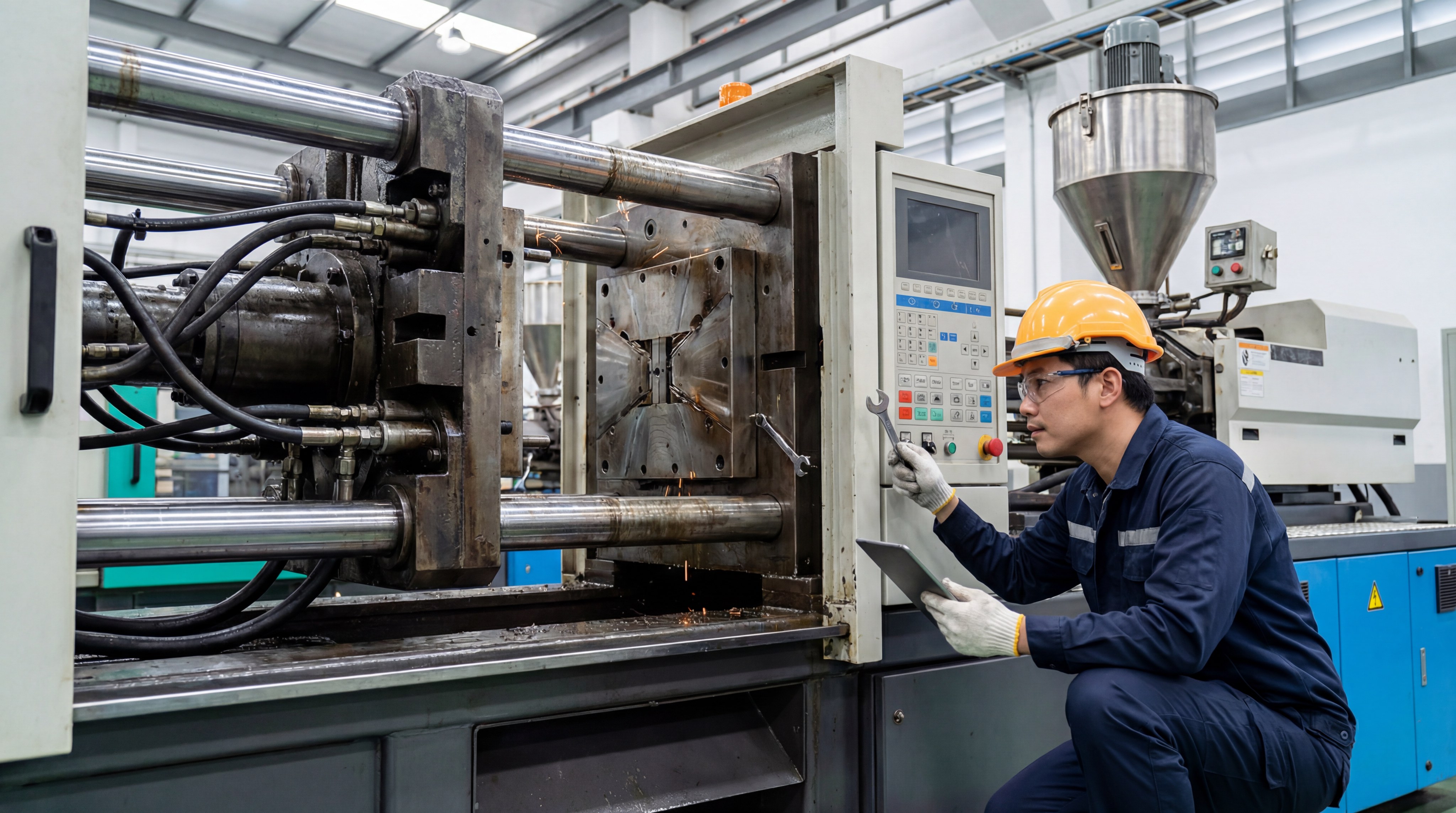 Safety checks ensure our powerful machines work perfectly every time.