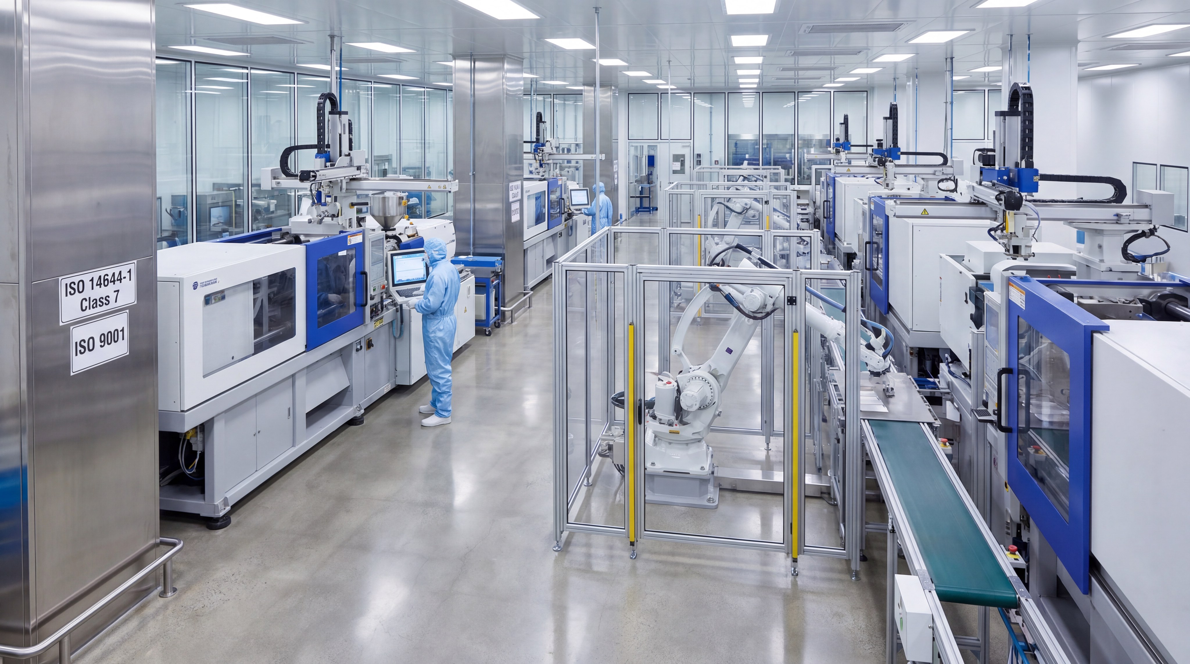 High-tech silicone injection molding facility