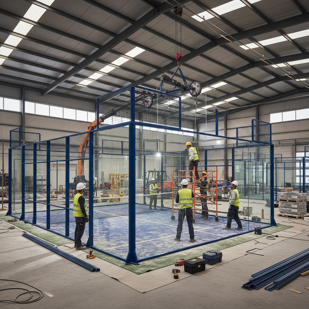 Indoor Padel Court Construction