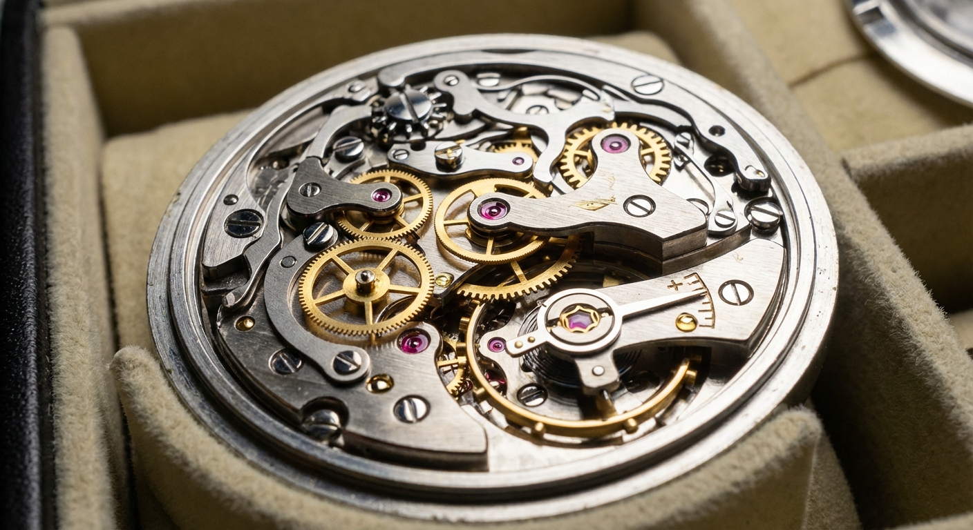 luxury watch macro gears jewels