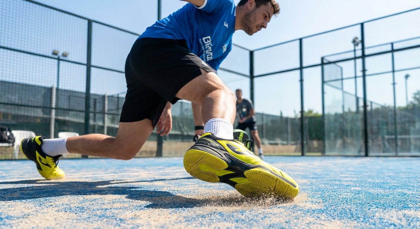padel player lateral stability