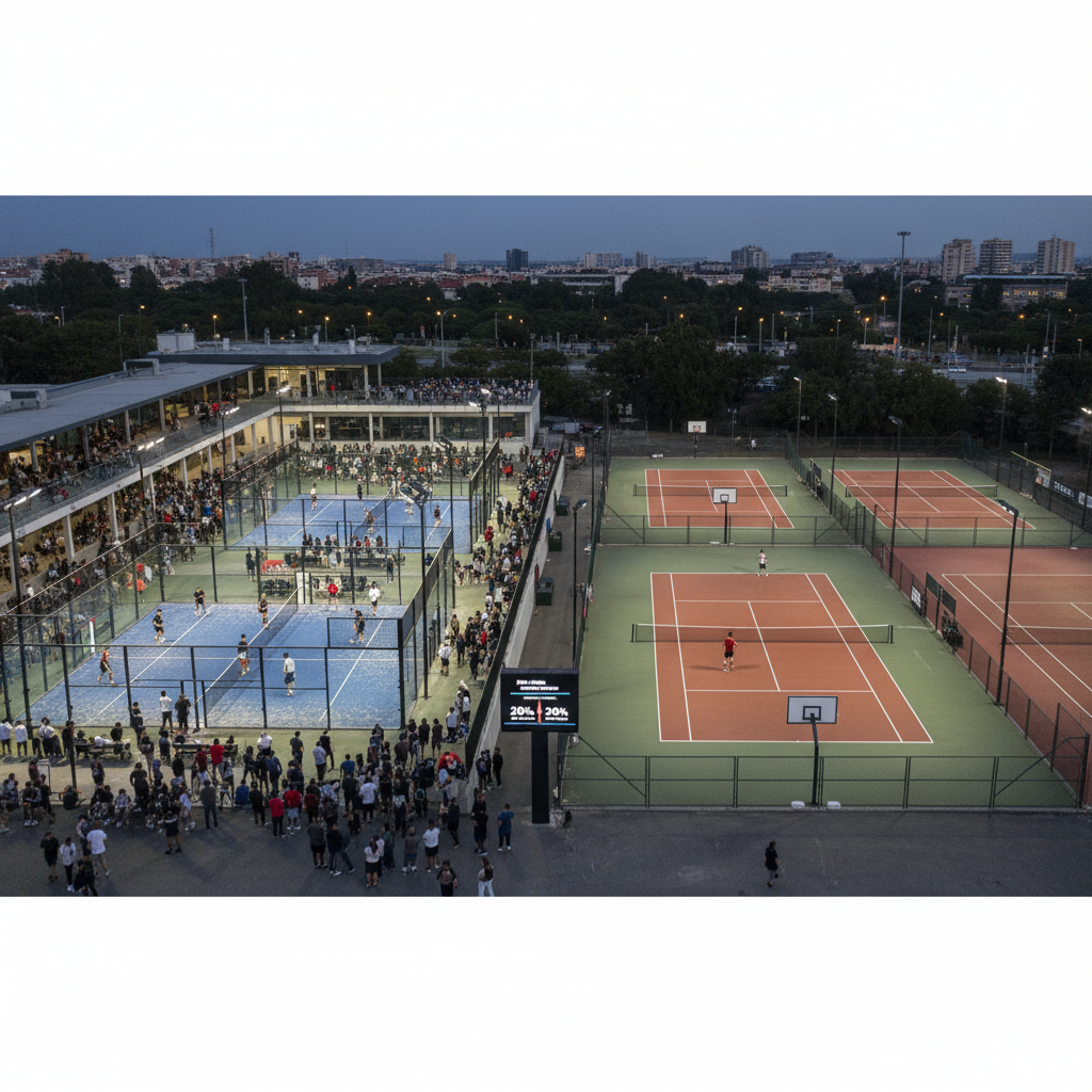 padel court social density comparison