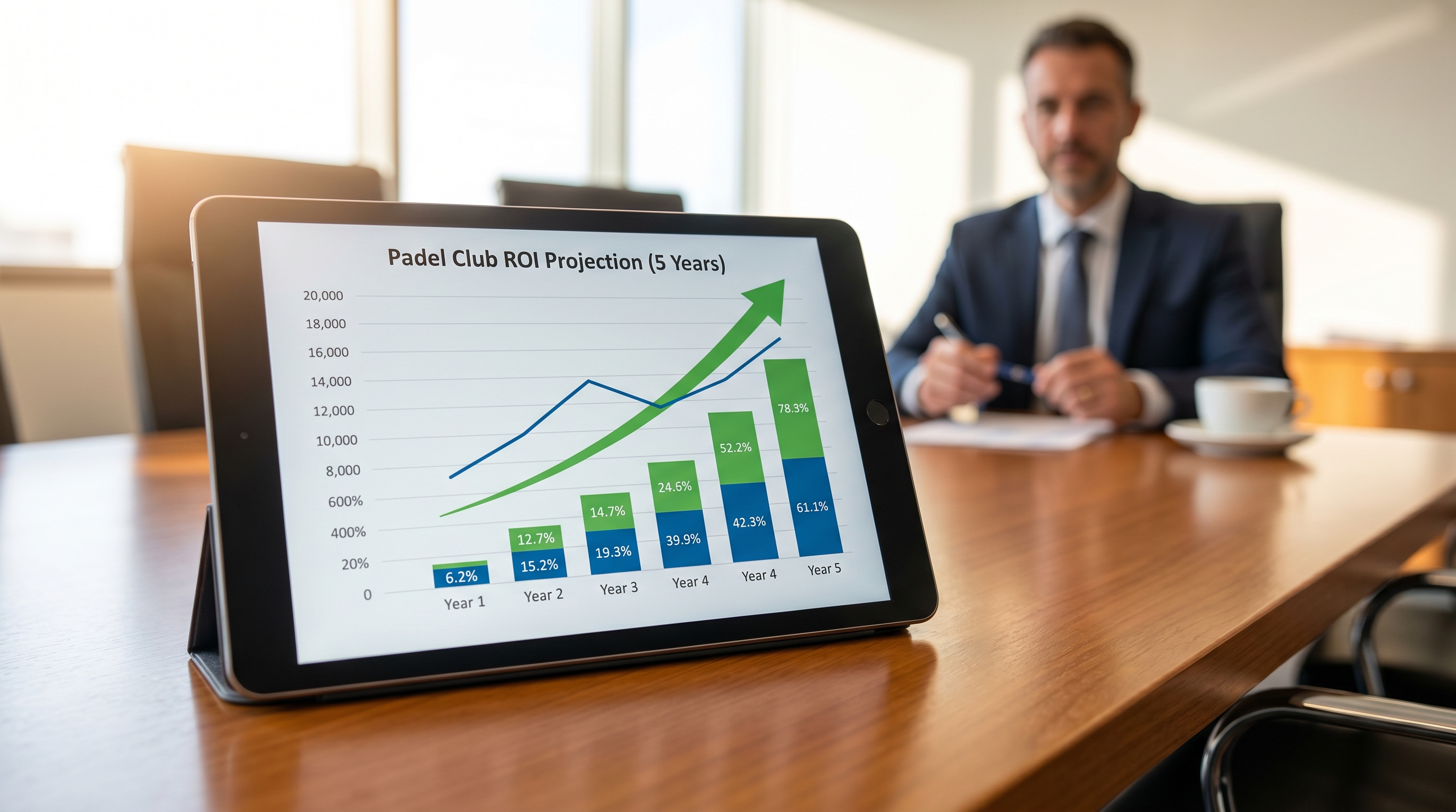 padel club roi projection chart index 9