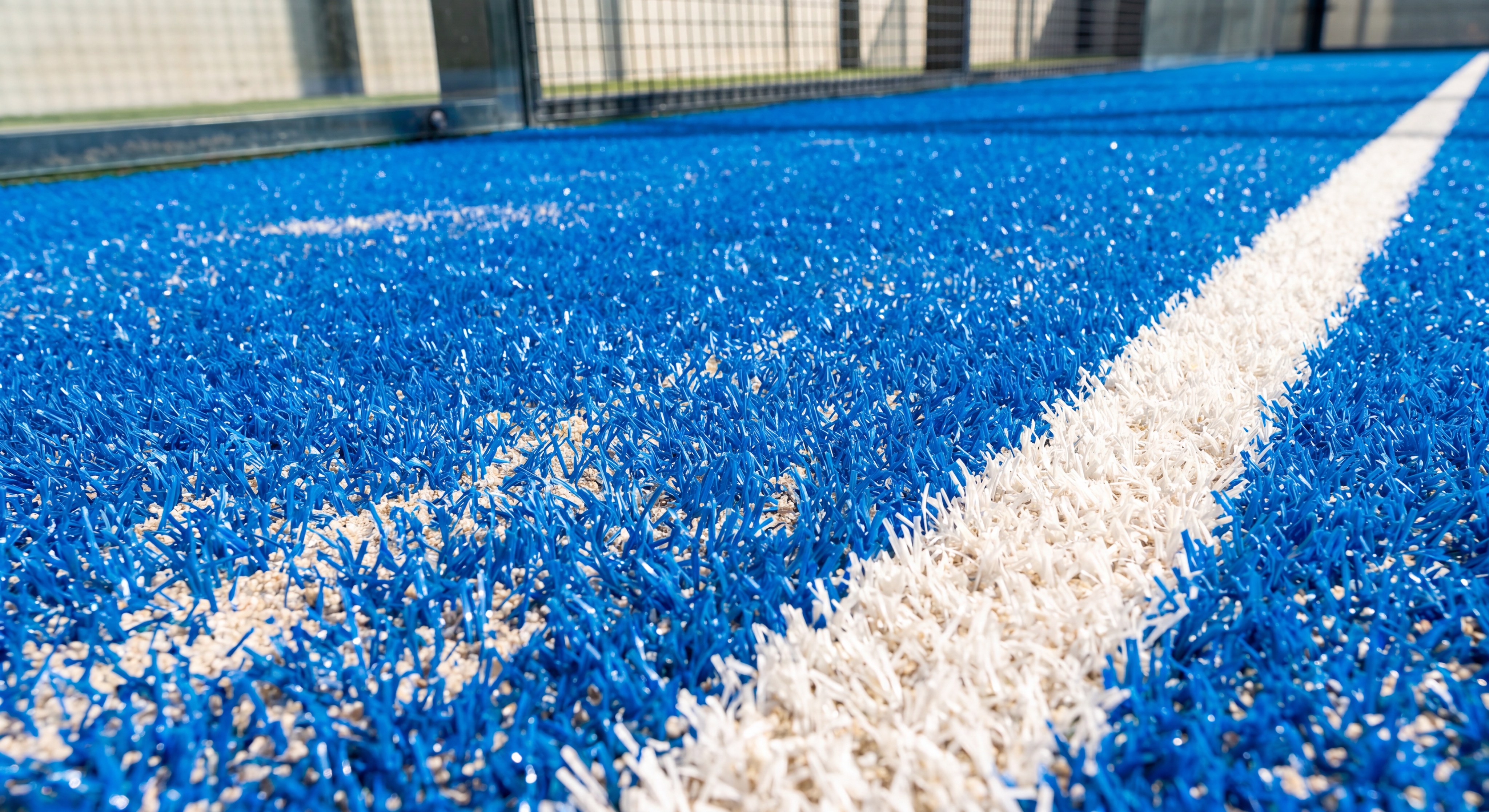 padel court turf closeup