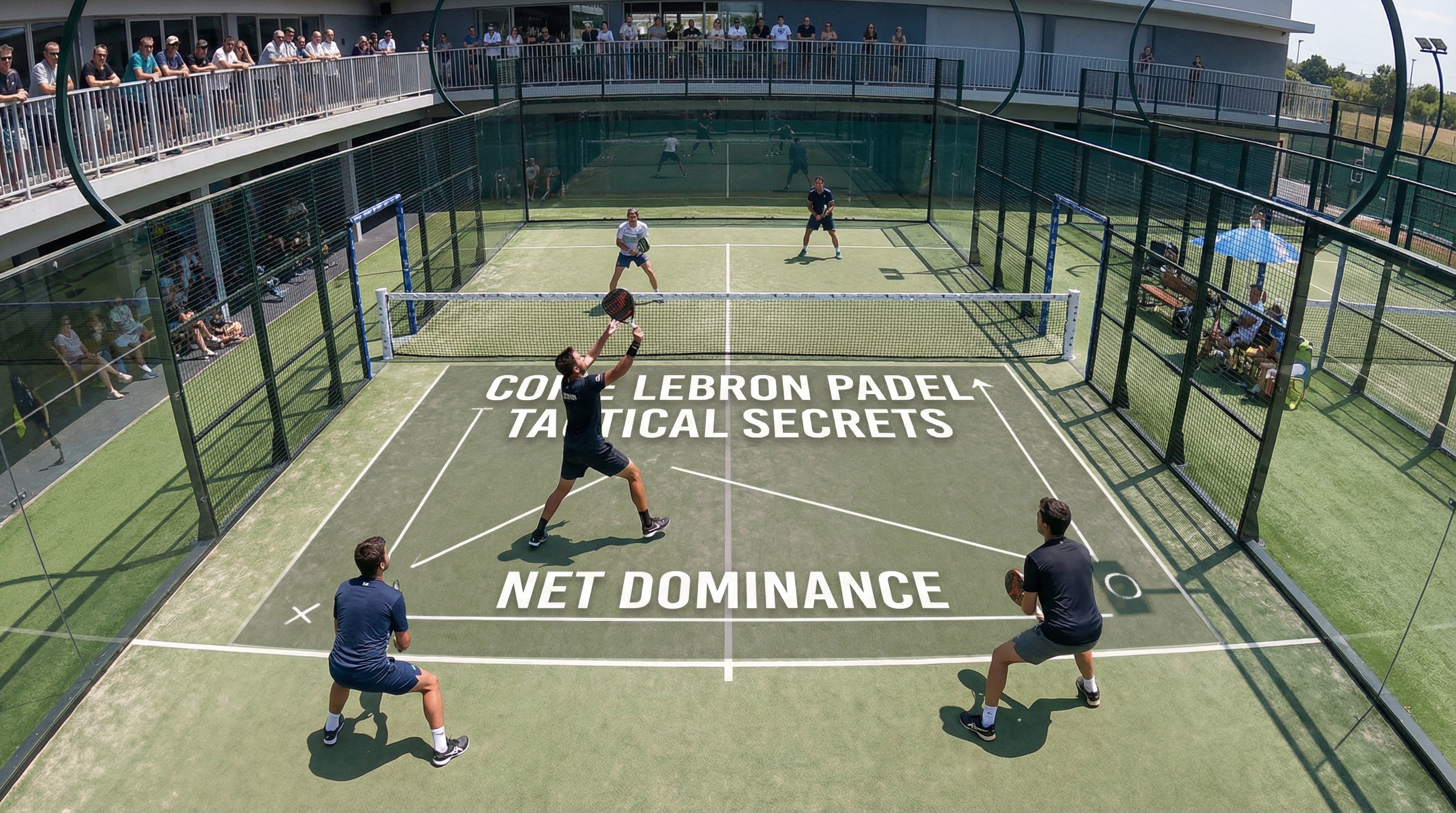 lebron padel net dominance tactics