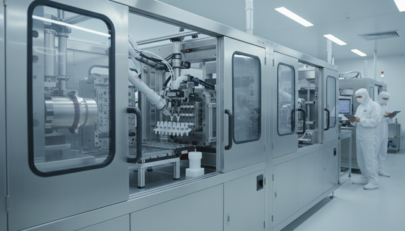 LSR molding manufacturing scene