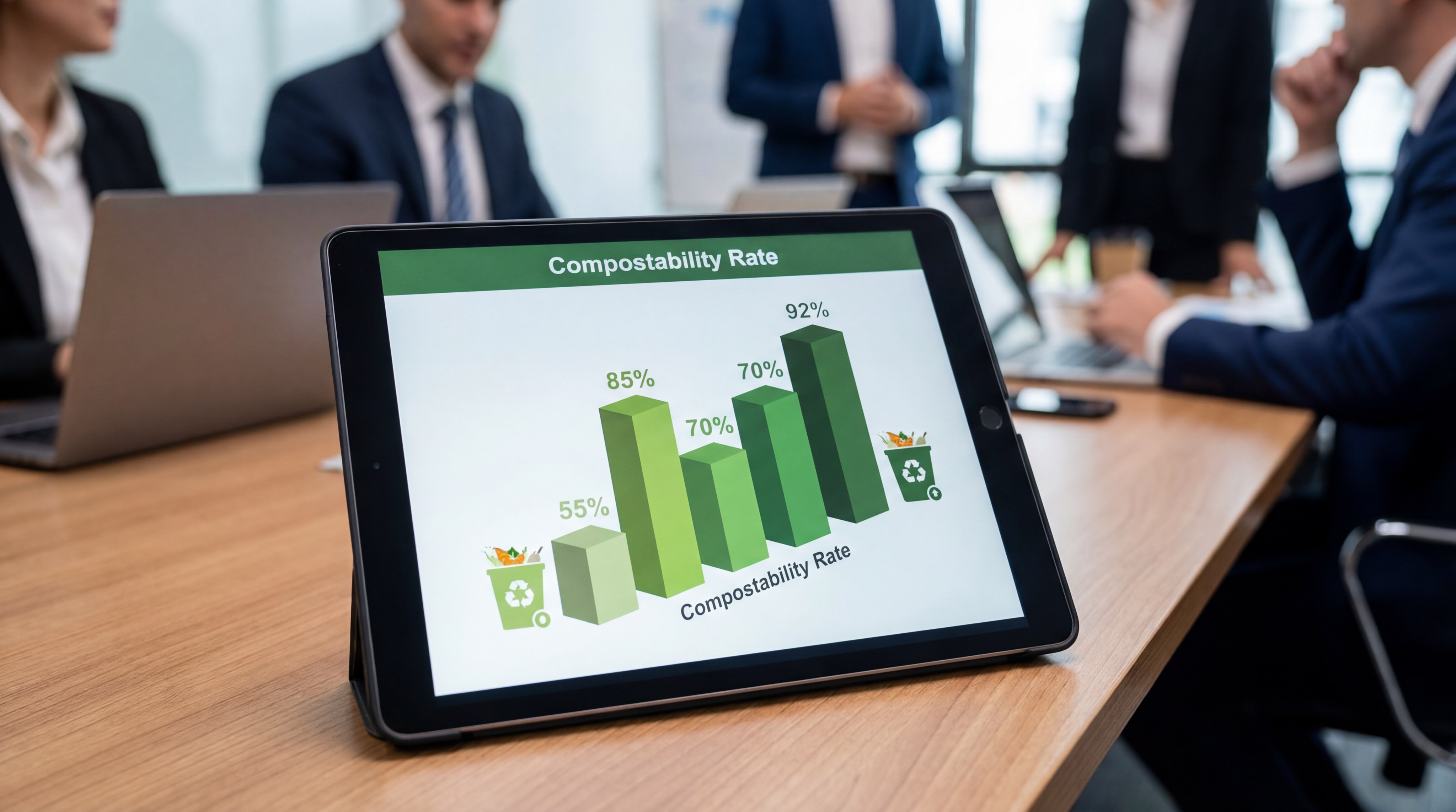 macro shot of an ultrasonic horn vibrating against a coffee bag