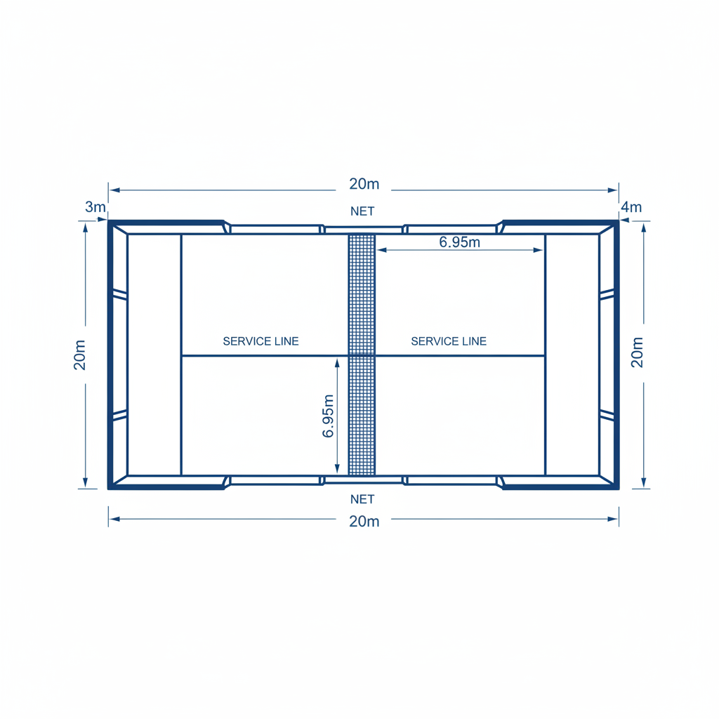Padel Technical Diagram