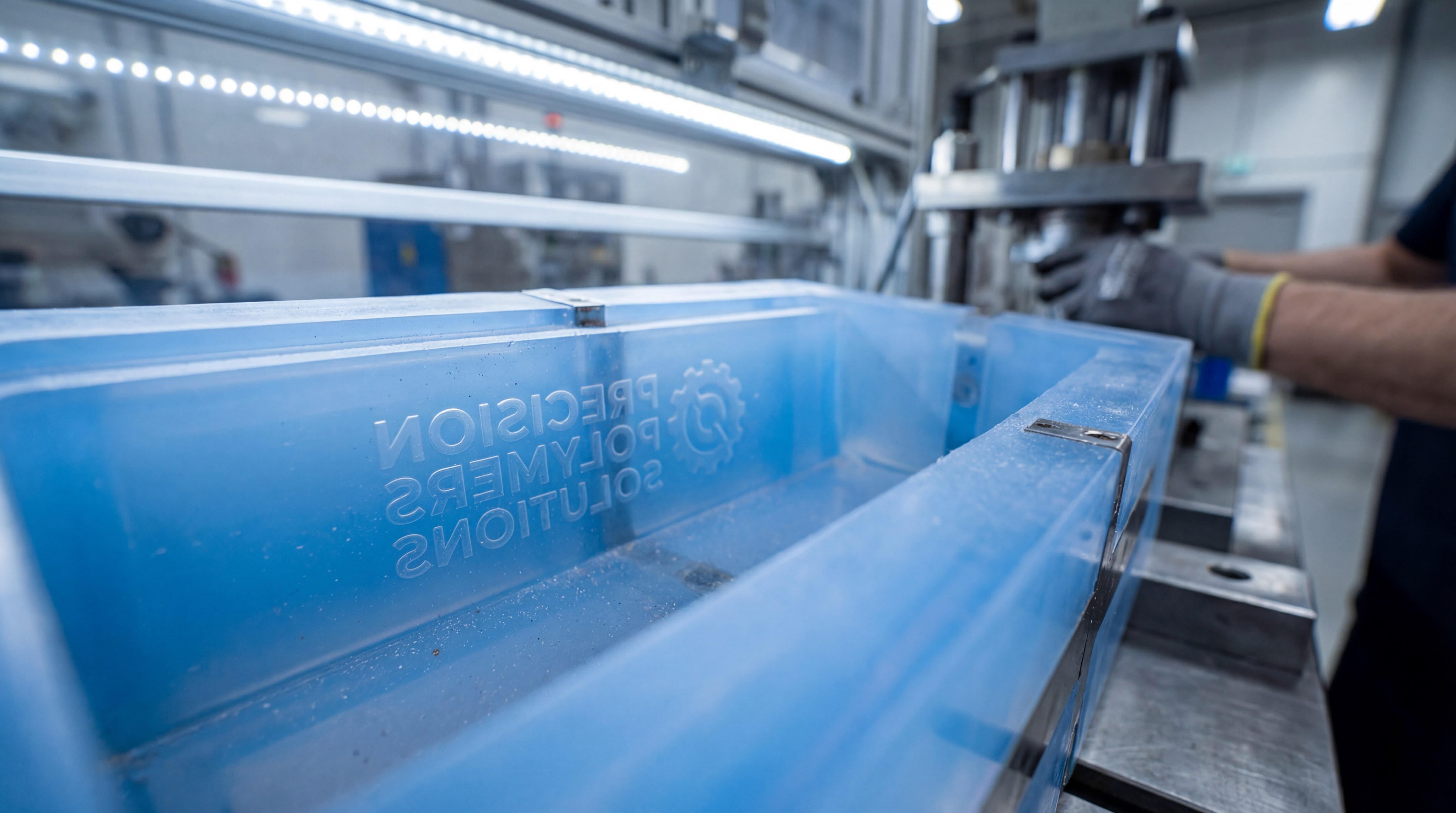 industrial silicone mold closeup