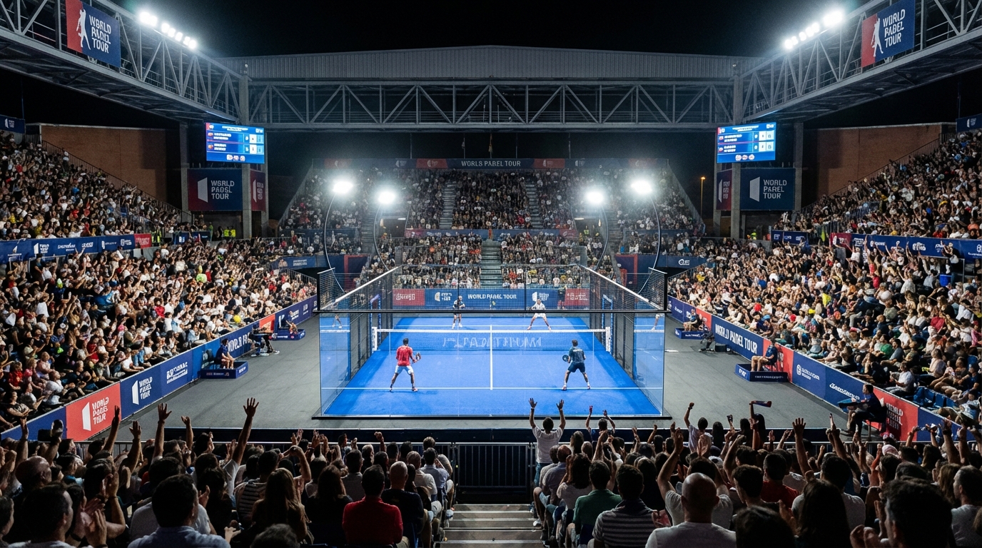 padel stadium photorealism