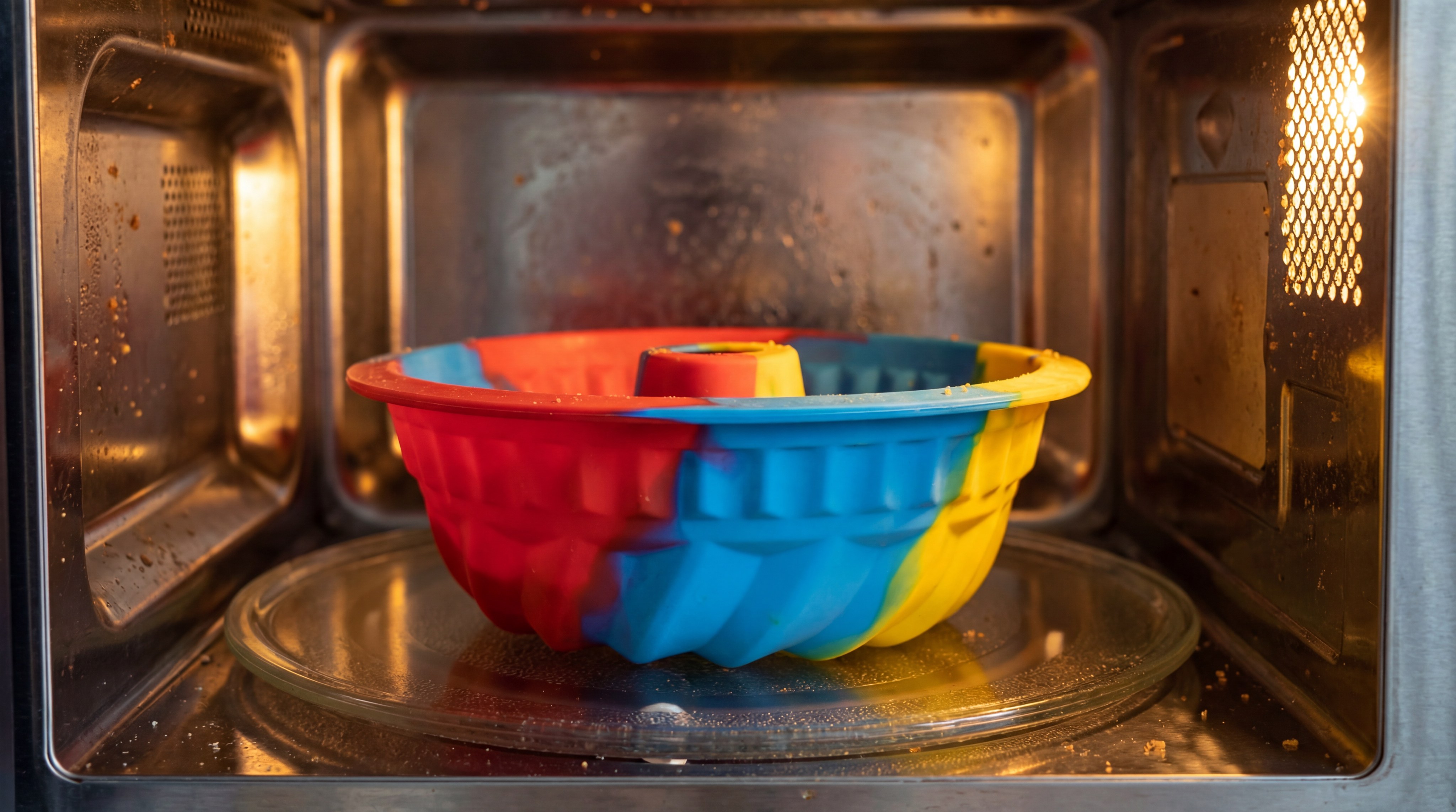 silicone baking mold closeup