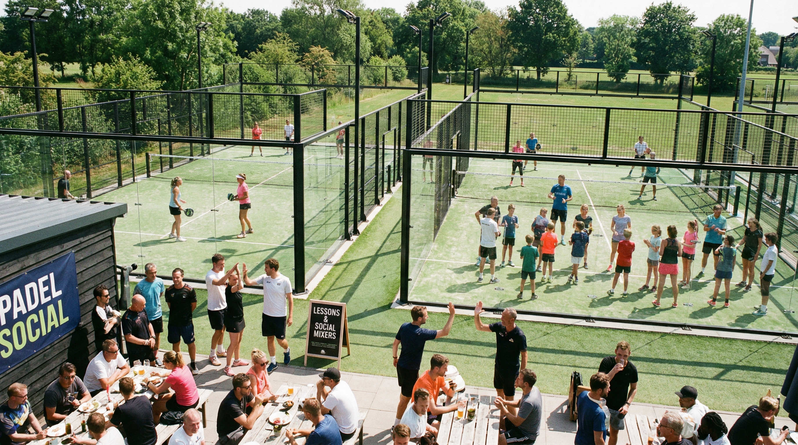 Community engagement at a padel club