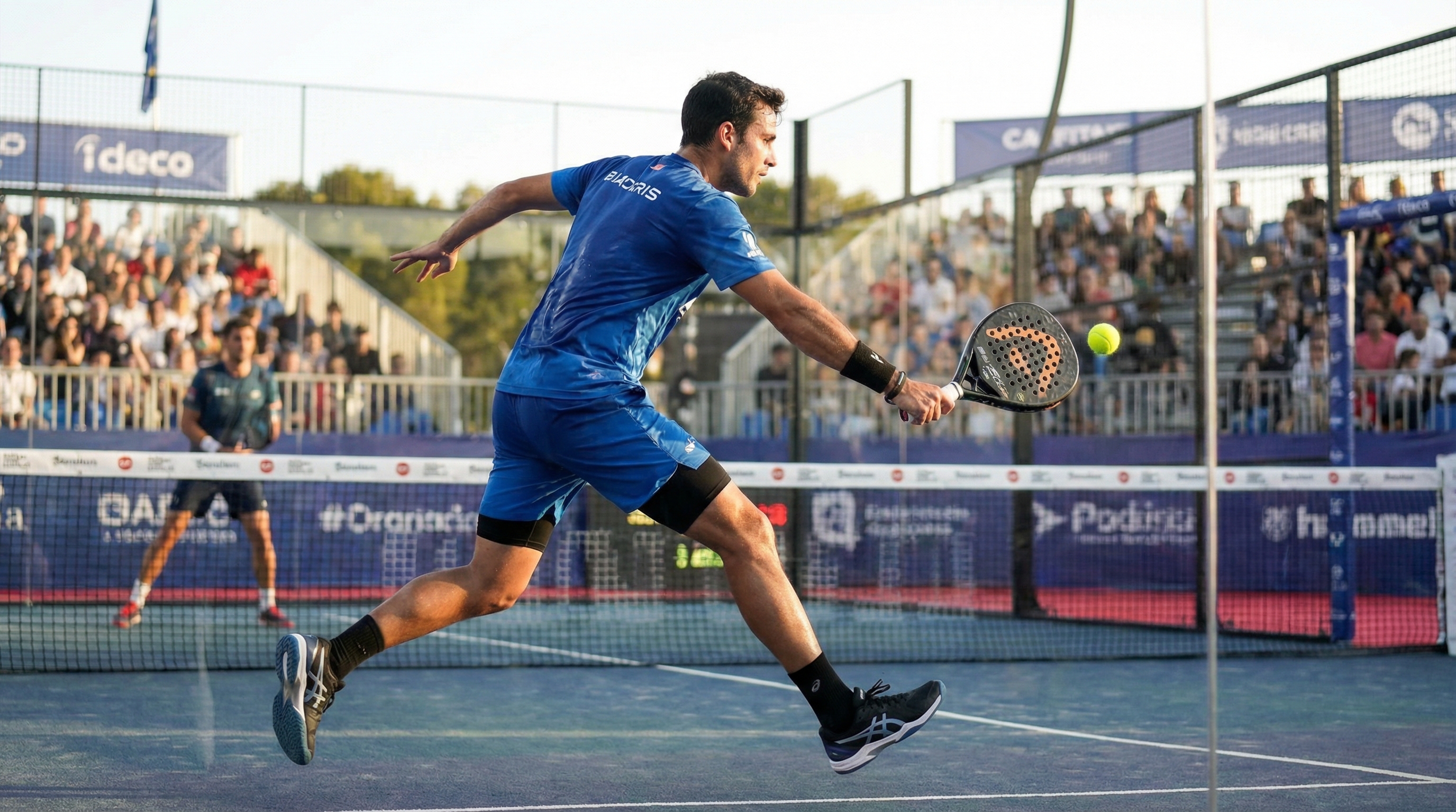 padel match bandeja shot