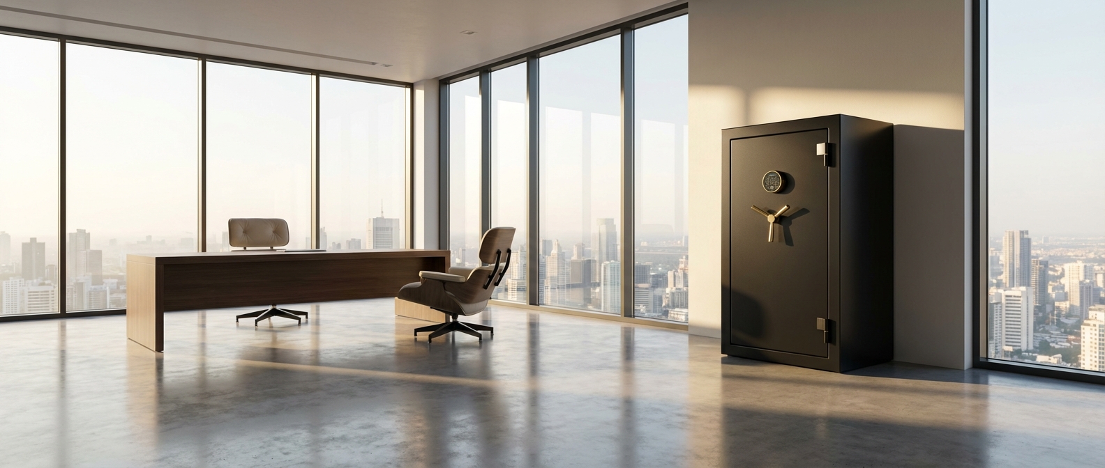 modern luxury safe visualization