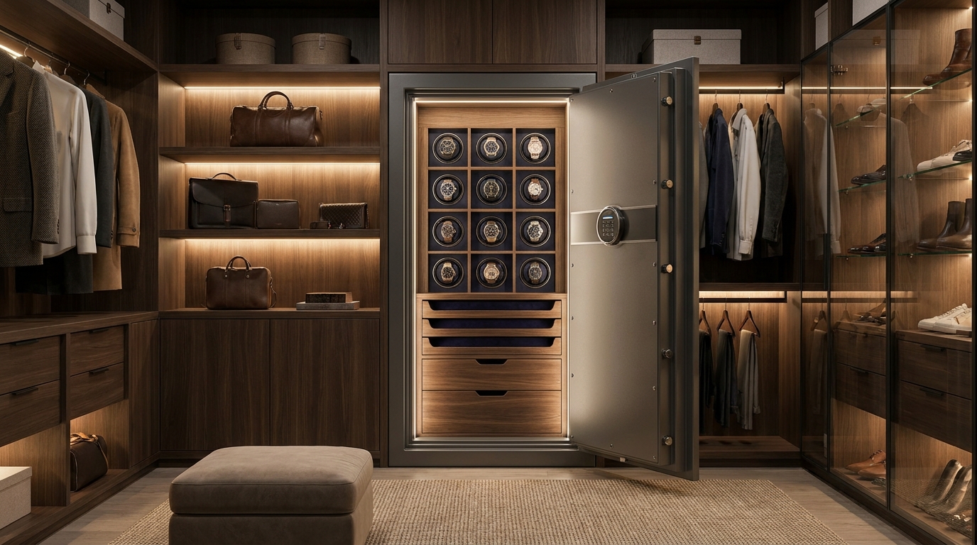 Executive safe watch winders