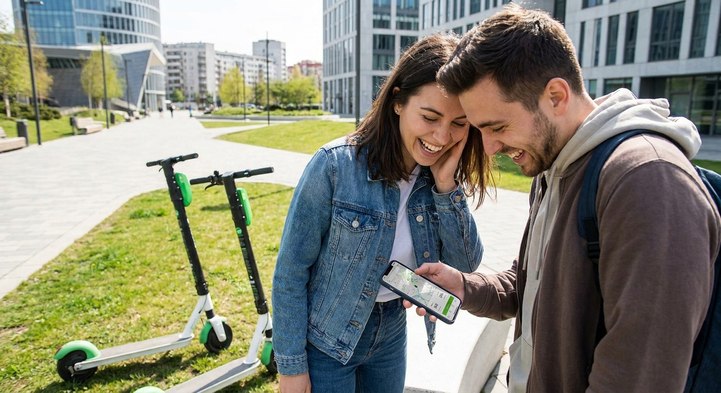 Friends Electric Scooters City Park