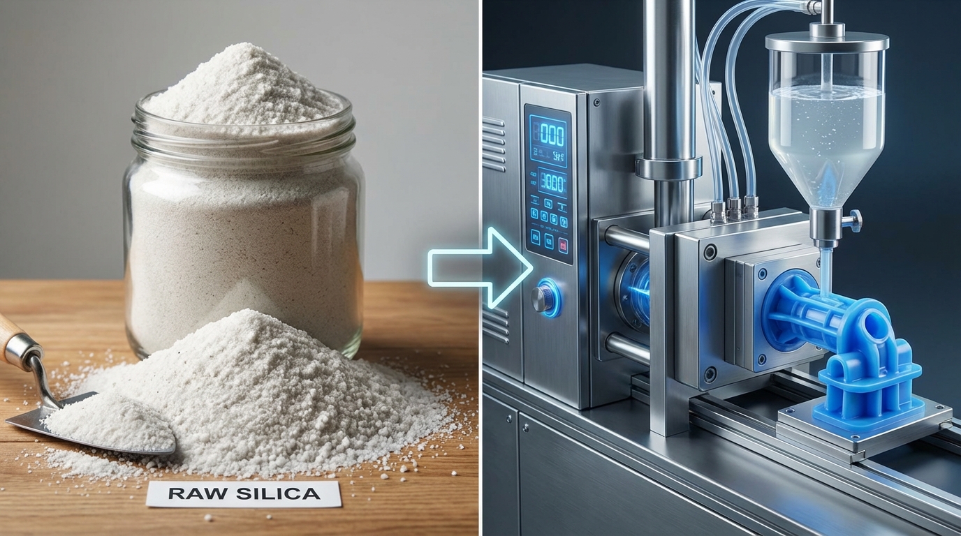 Raw Silica to Advanced Silicone