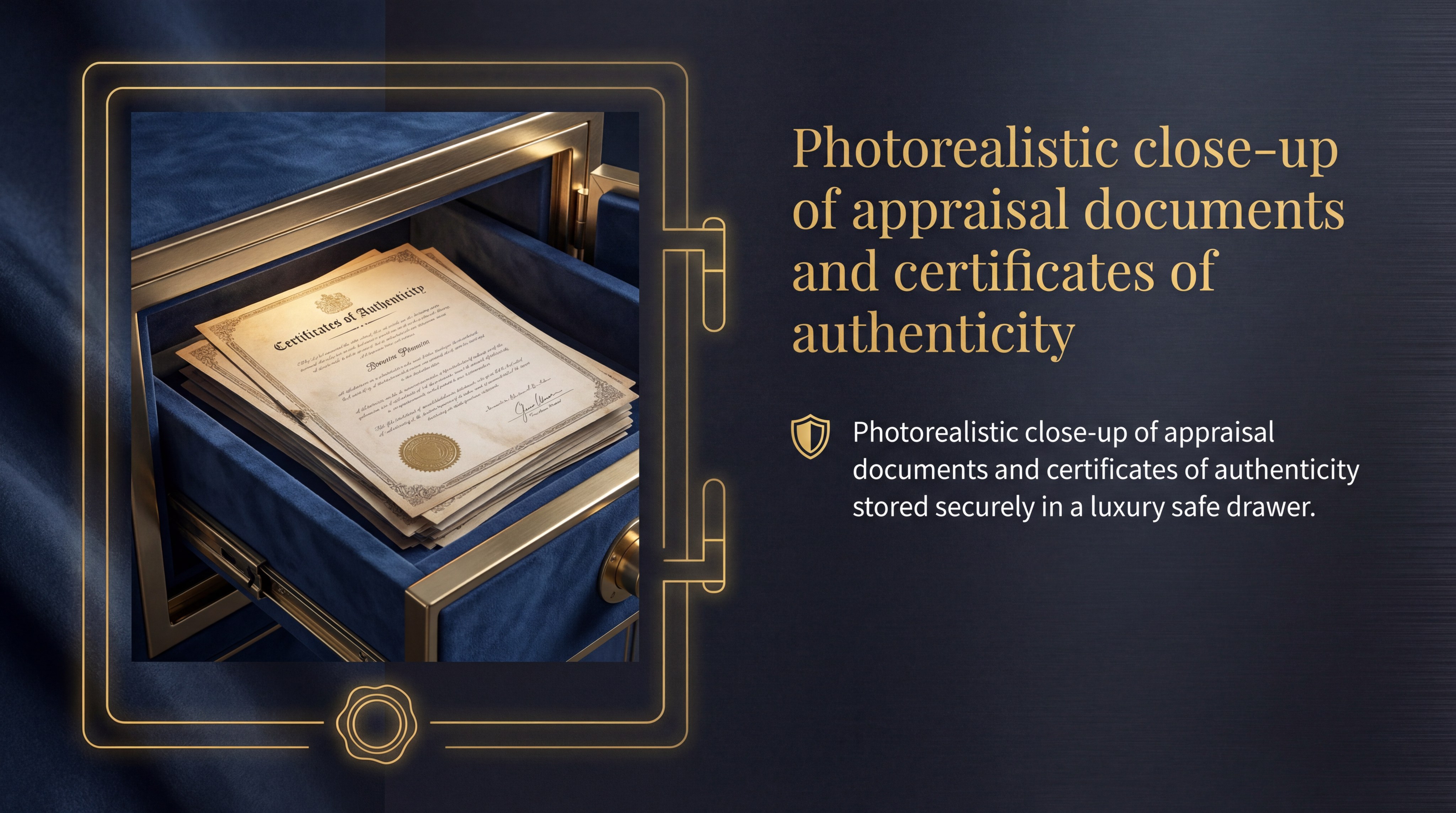 appraisal documents luxury safe