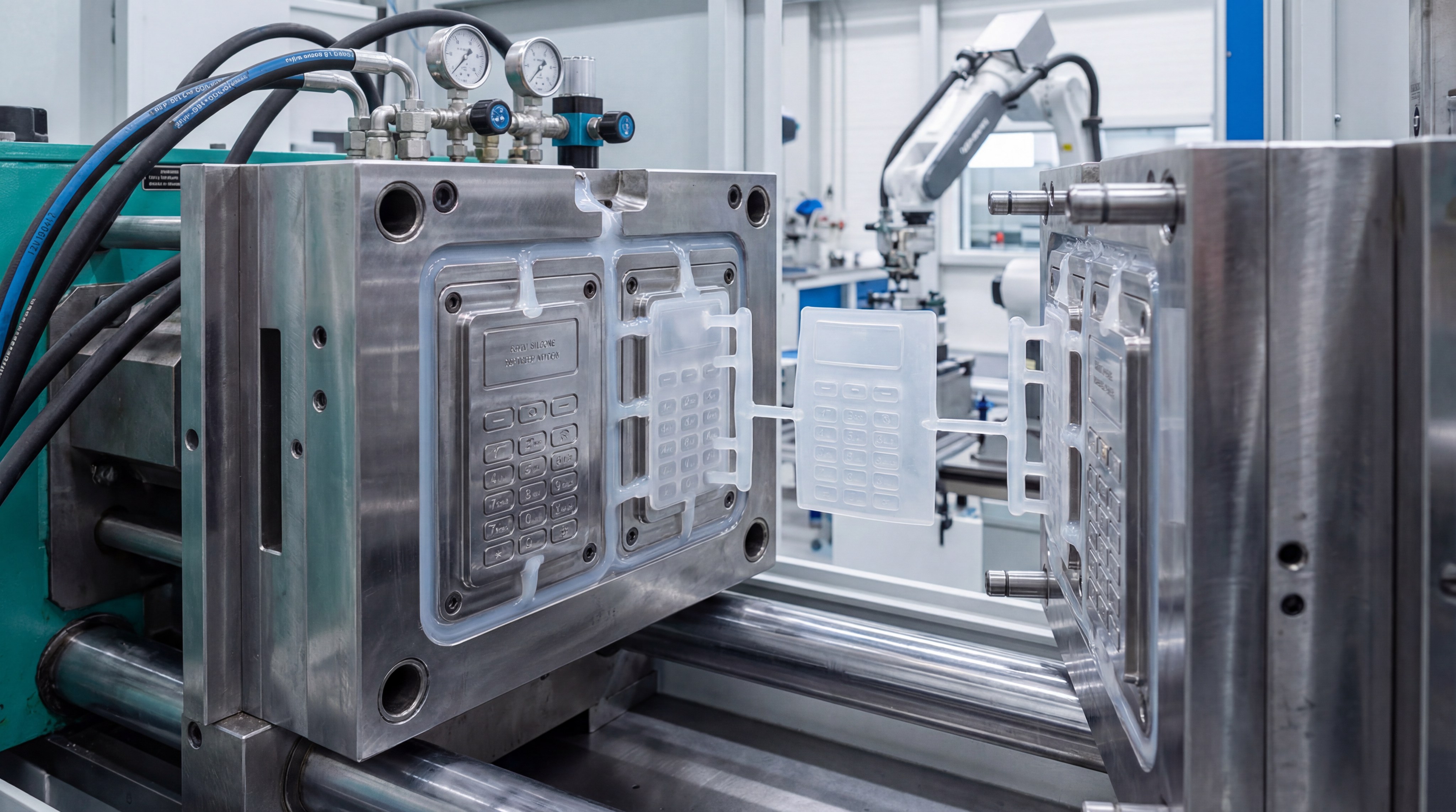 lsr injection molding keypad process