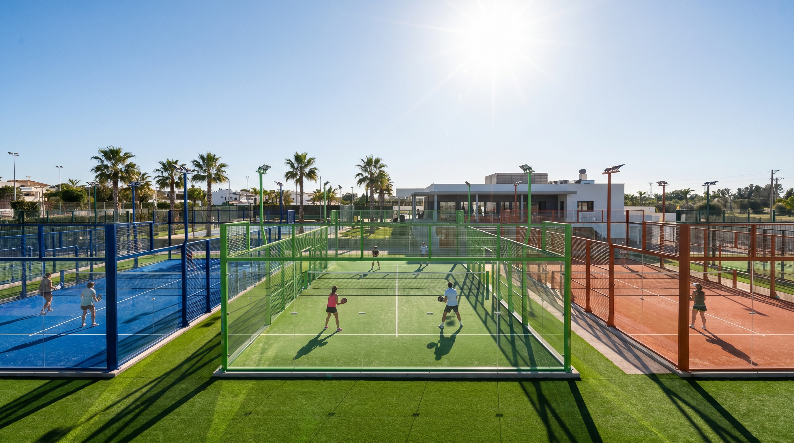 padel court color options