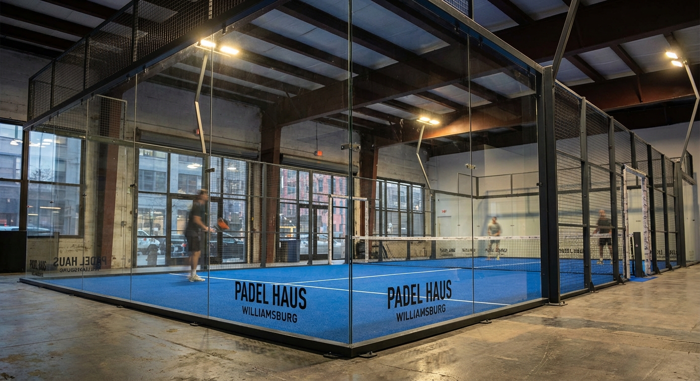 Professional padel court