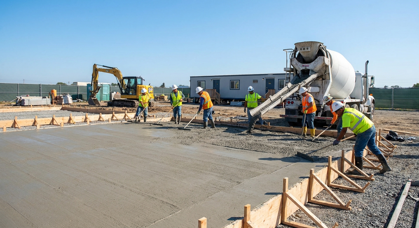 padel court construction foundation